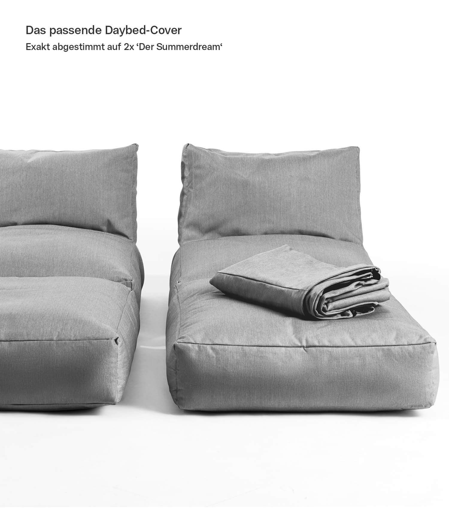 Housse de pouf de jardin imperméable pour daybed