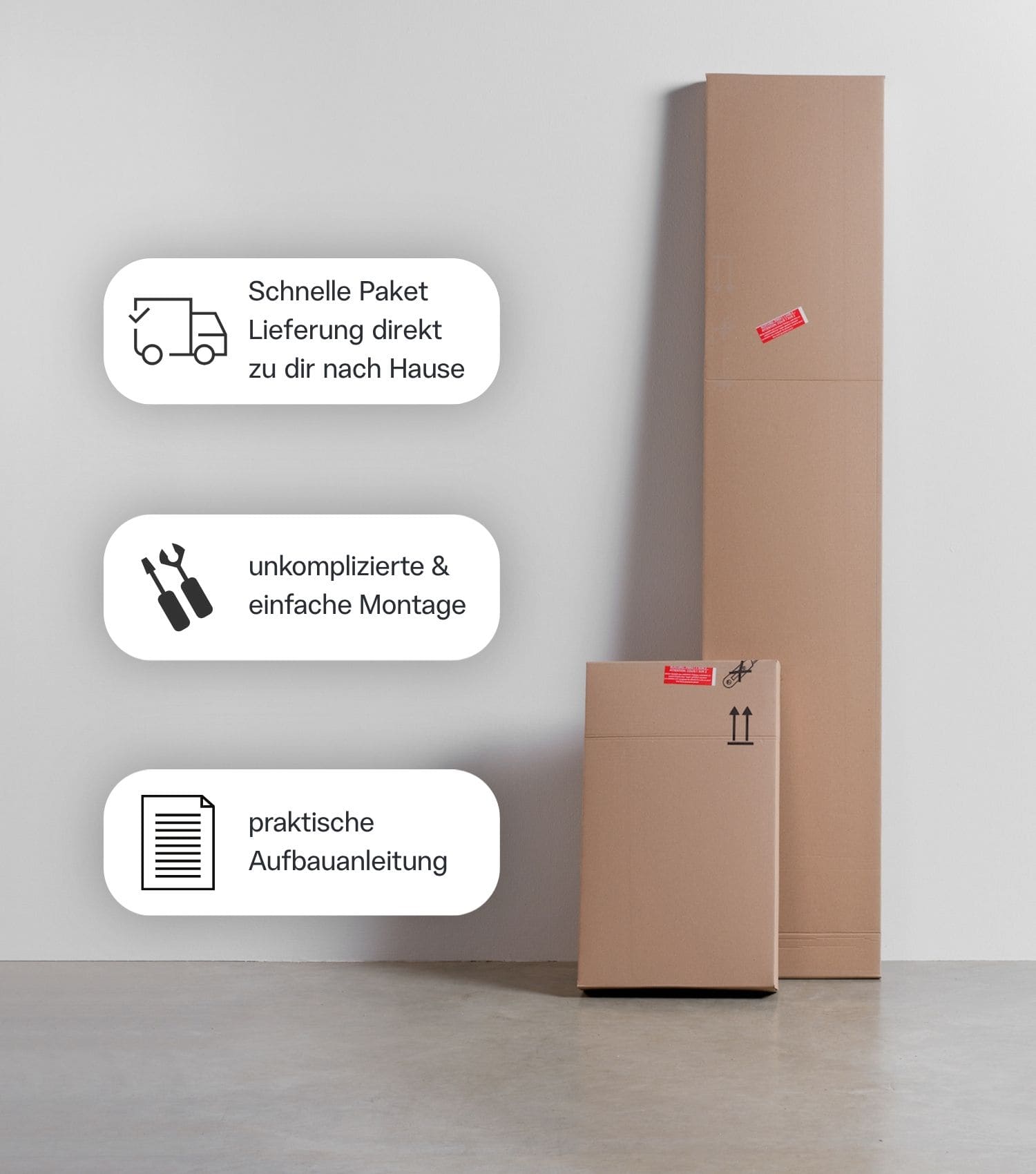 Armoire polyvalente étroite 'Der Kompakte'