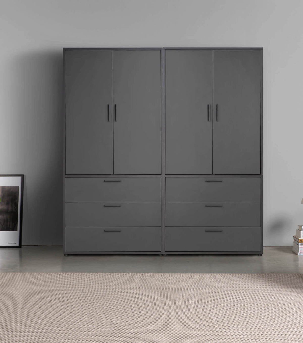 Kleiderschrank Garderobenschrank Schlafzimmerschrank Flurschrank