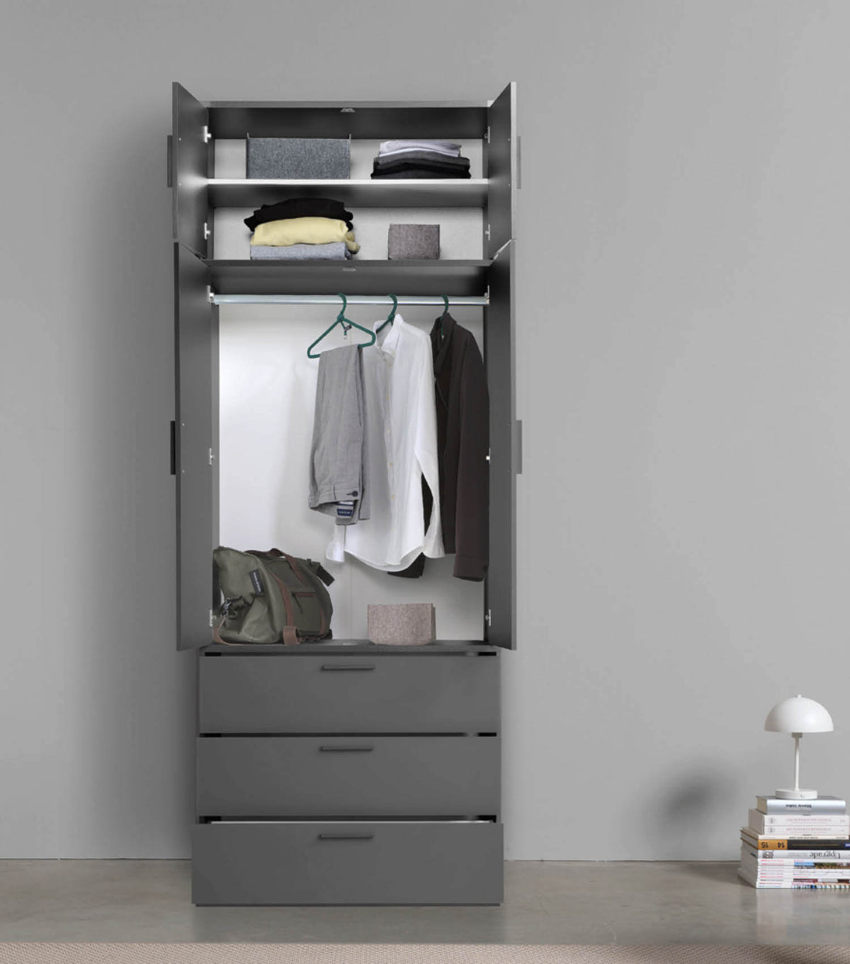 Kleiderschrank Garderobenschrank Schlafzimmerschrank Flurschrank