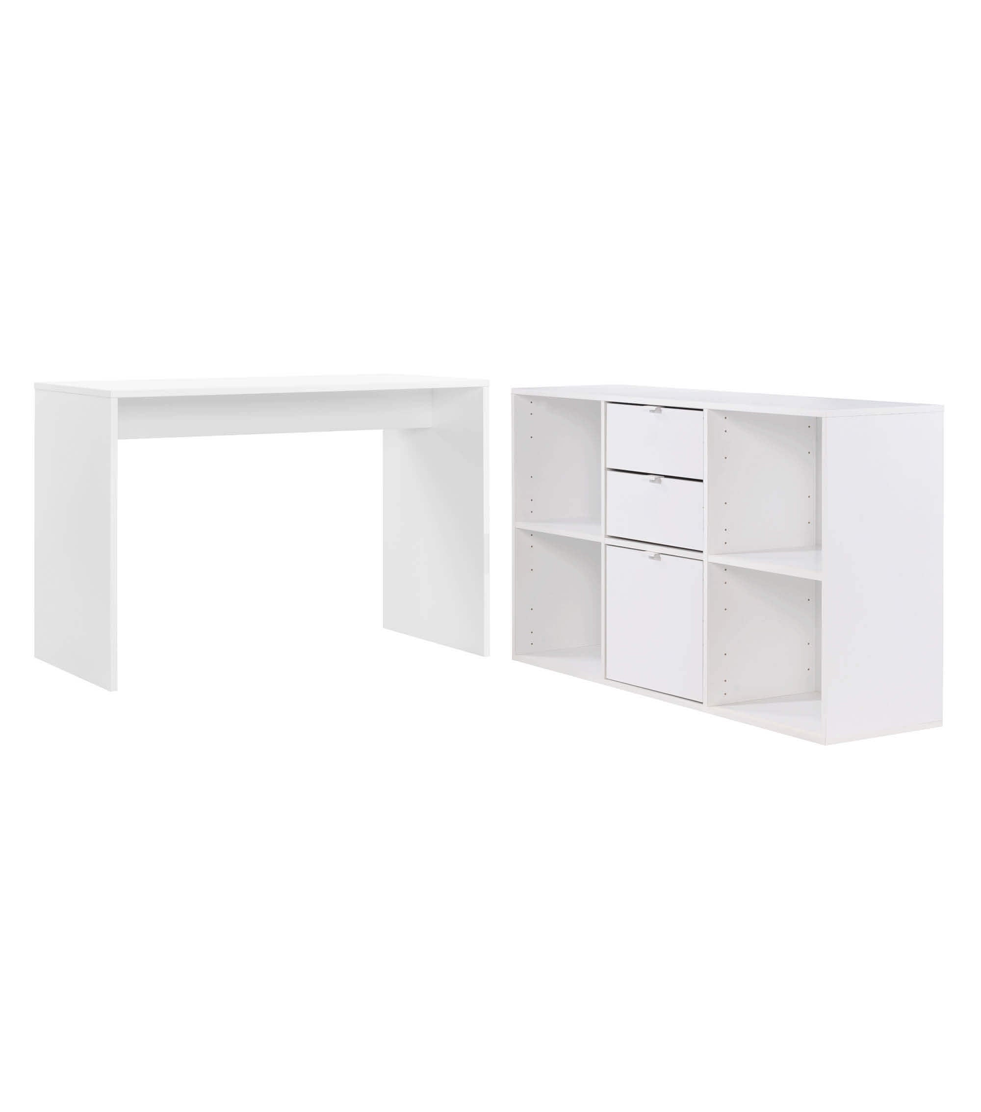 Bureau d'angle pour ordinateur avec rangements, idéal pour enfants et professionnels