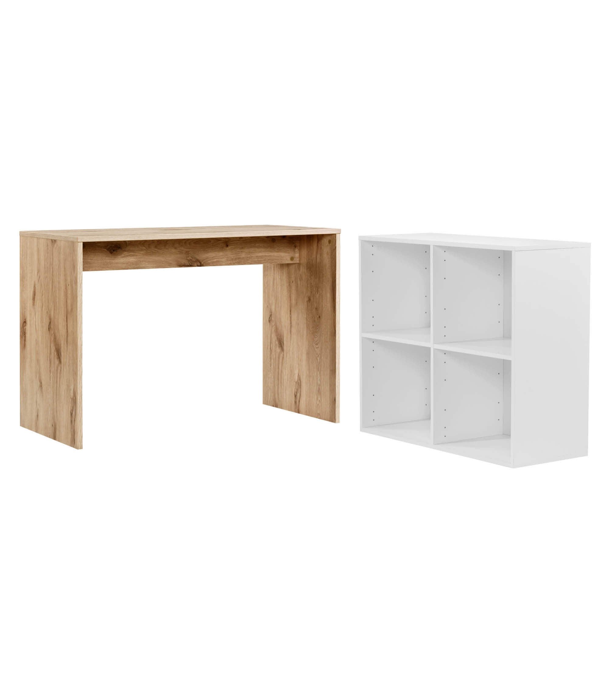 Bureau d'angle en bois, table informatique pour enfant