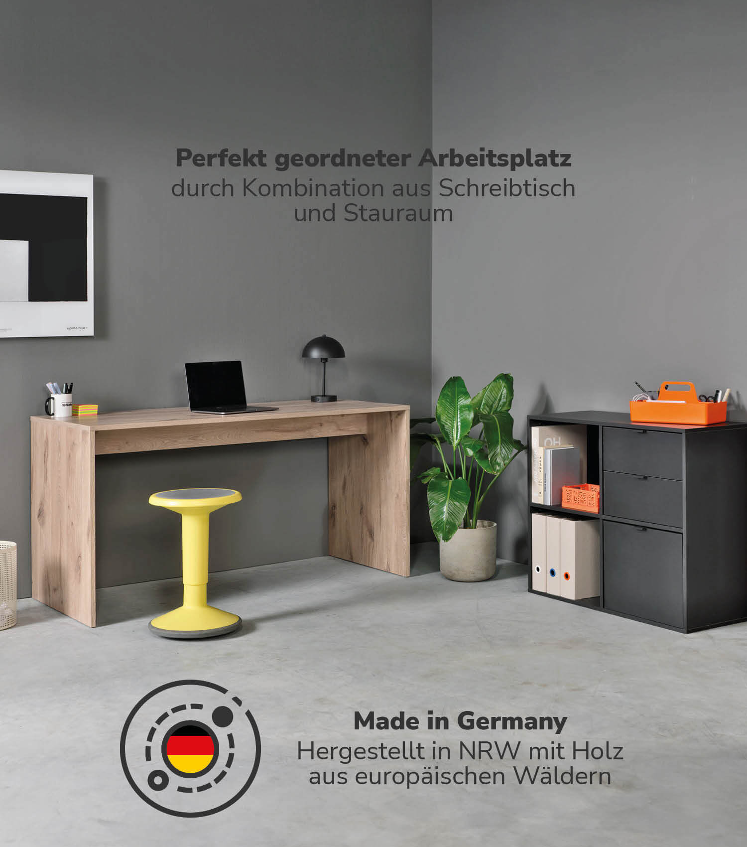 Bureau d'angle pour enfant - table informatique avec rangements