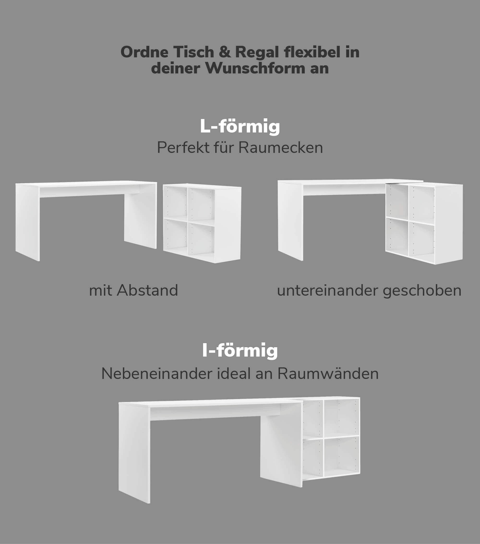 Bureau d'angle, bureau informatique, bureau pour enfant, table PC