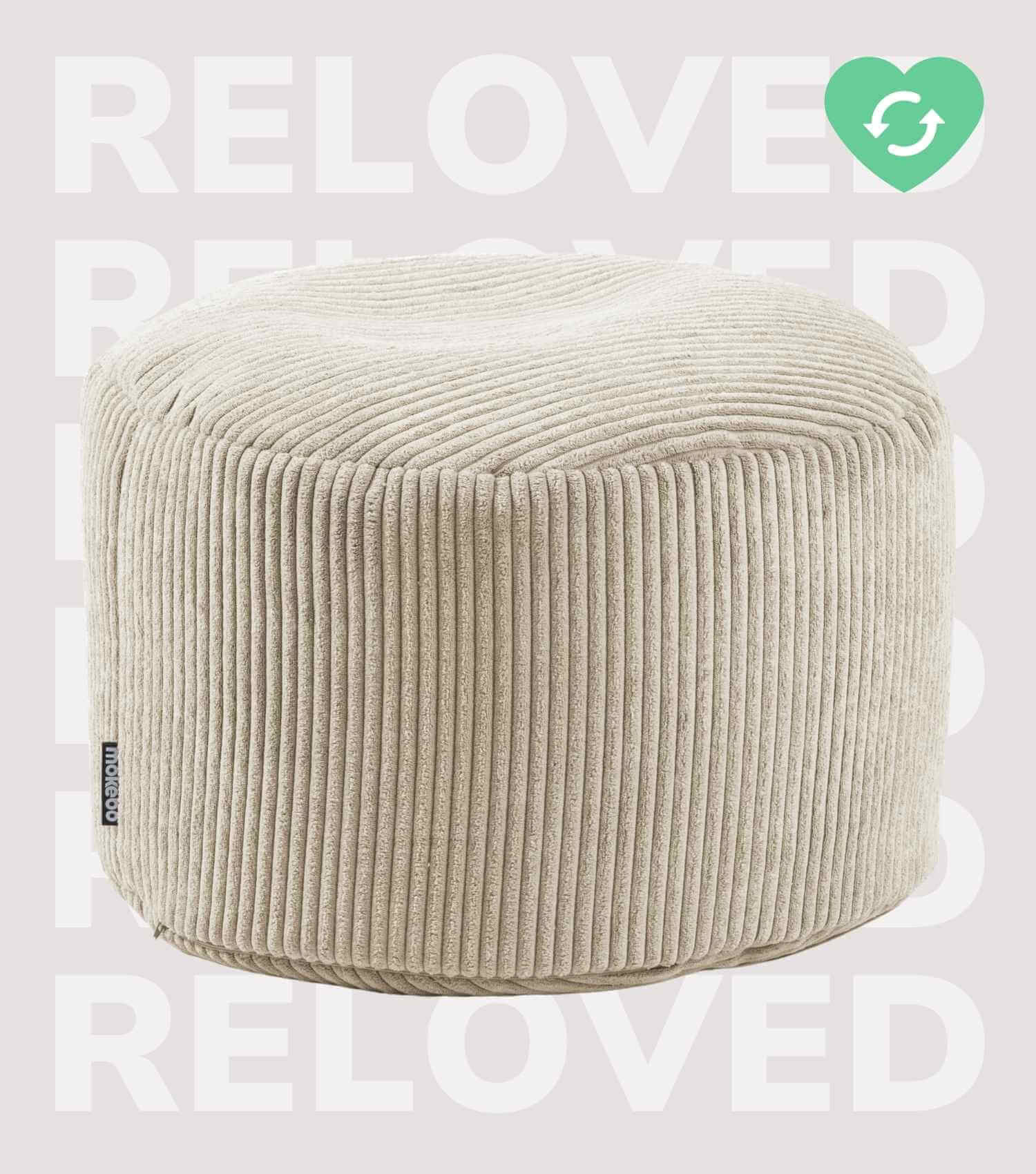 Pouf tabouret repose-pieds table d'appoint pouf de rangement cube de rangement
