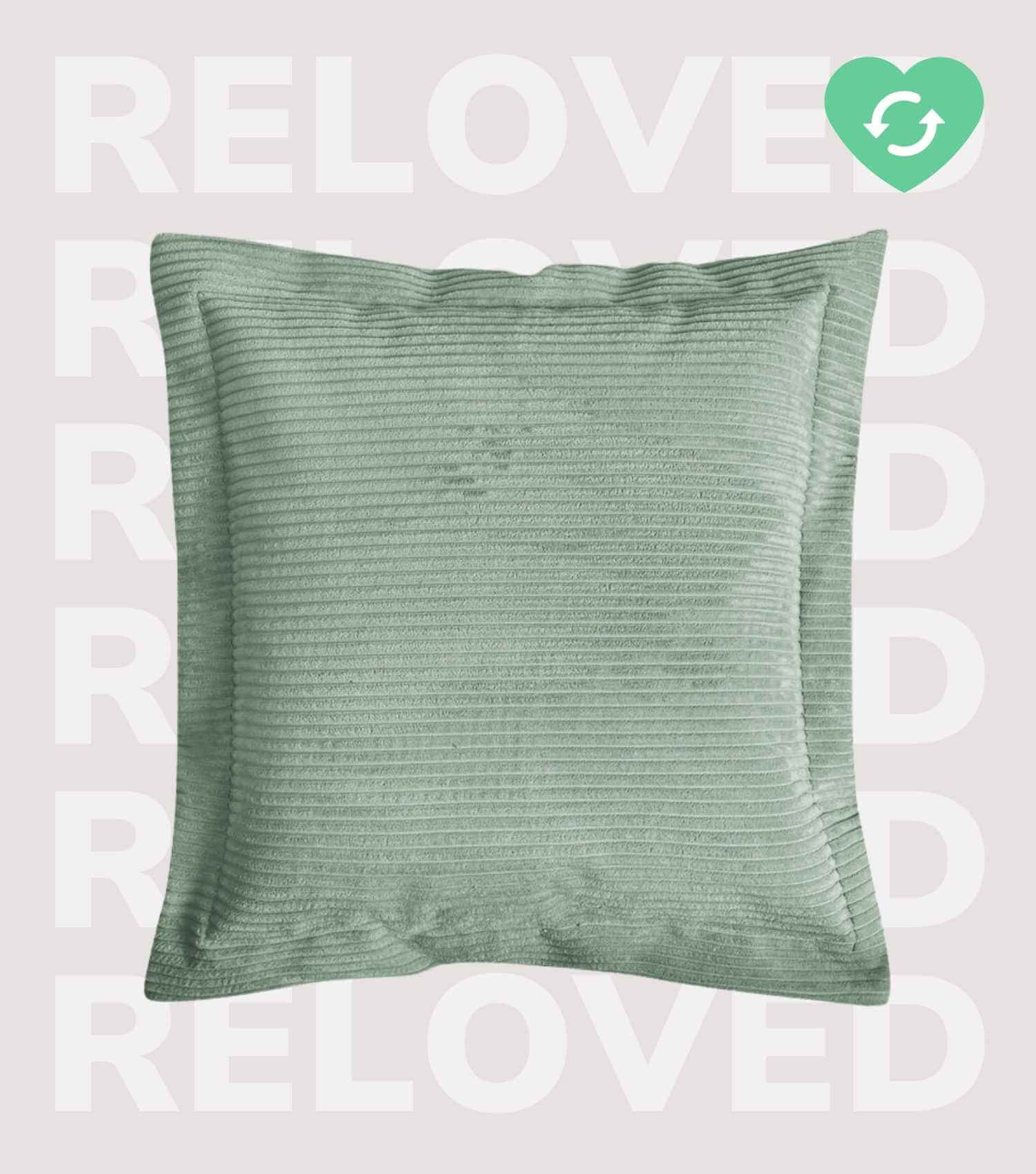 Coussin de canapé décoratif en velours côtelé