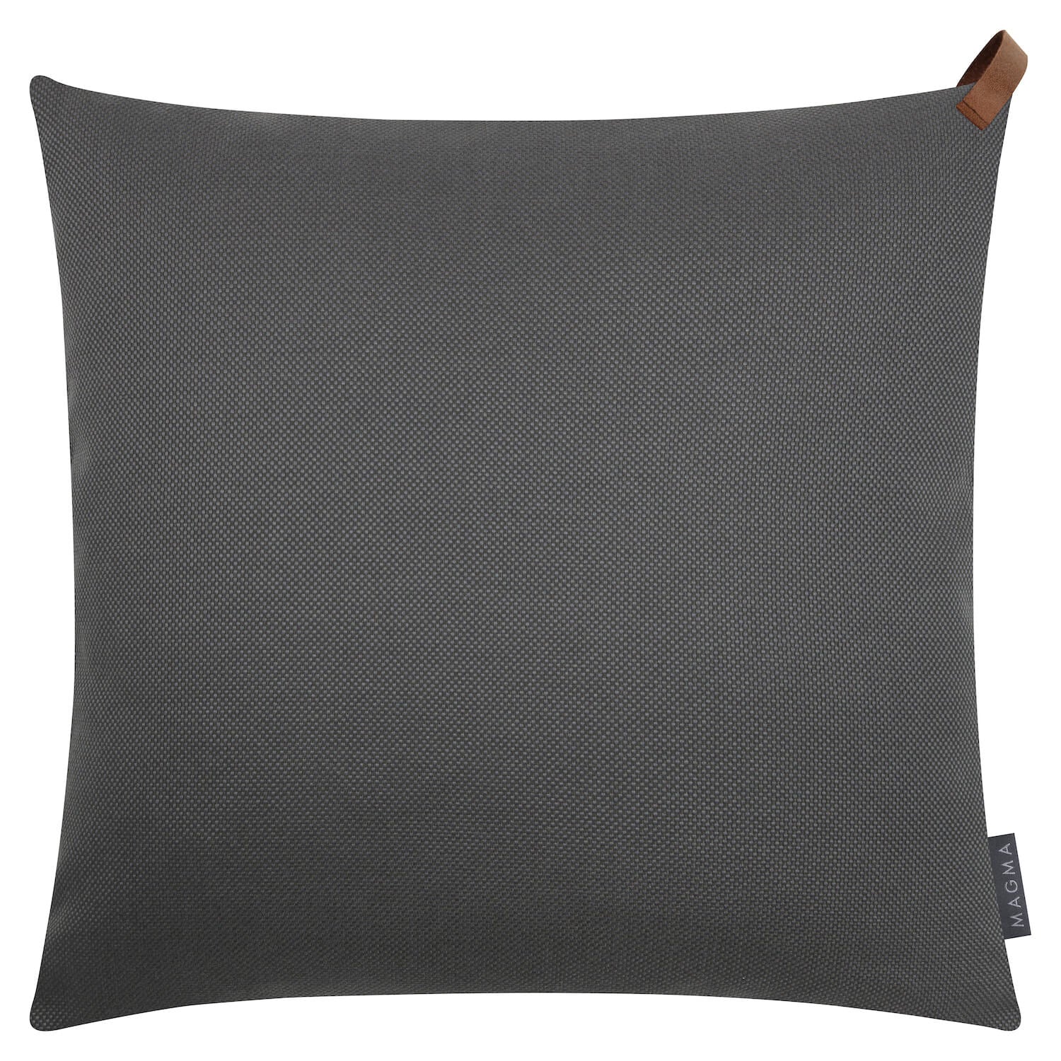 Housse de coussin d'extérieur ‘Das Sonnenplätzchen’ avec boucle en cuir 50x50