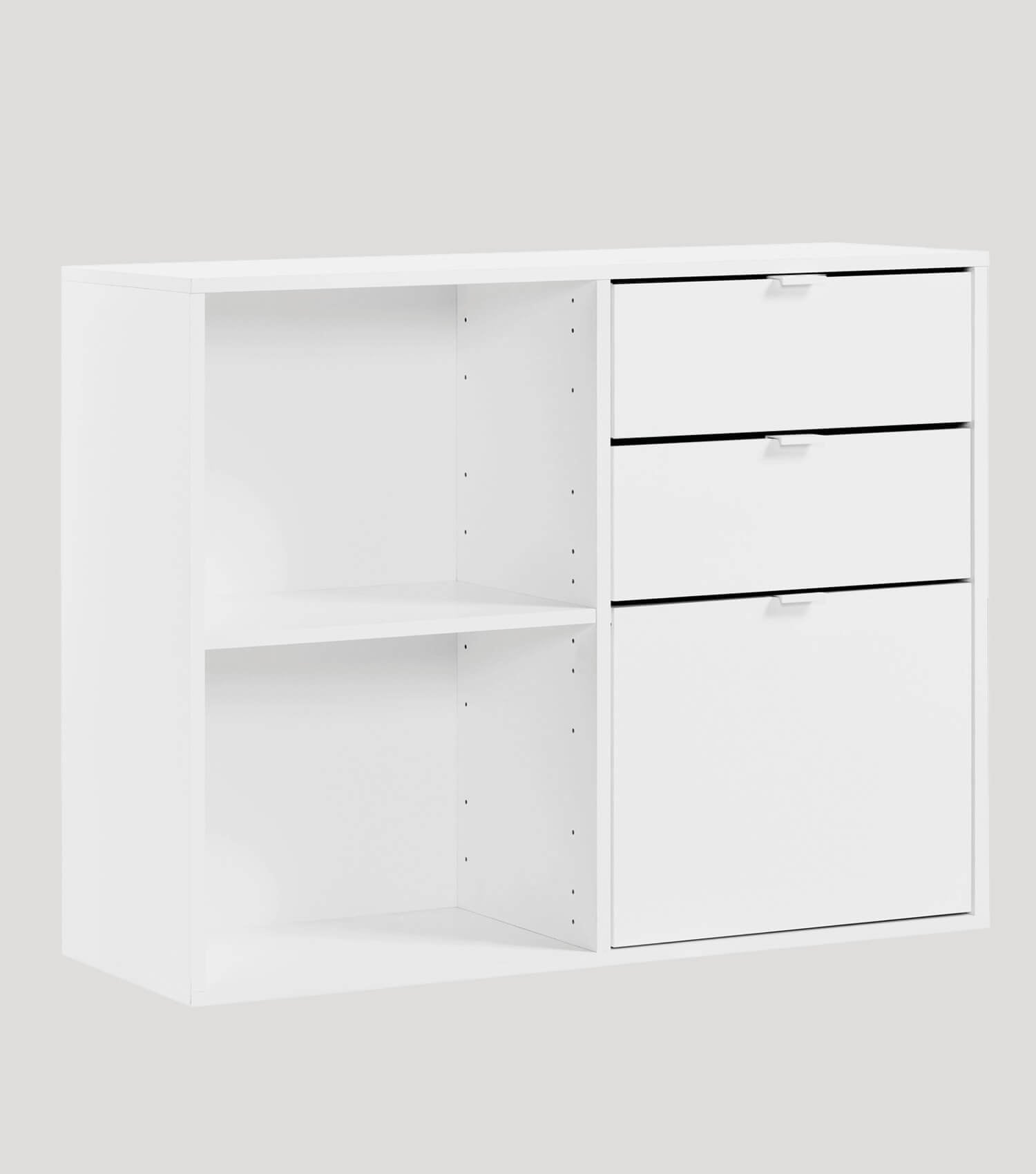 Étagère de rangement cube modulable, séparateur d'espace, bibliothèque, étagère de bureau en bois