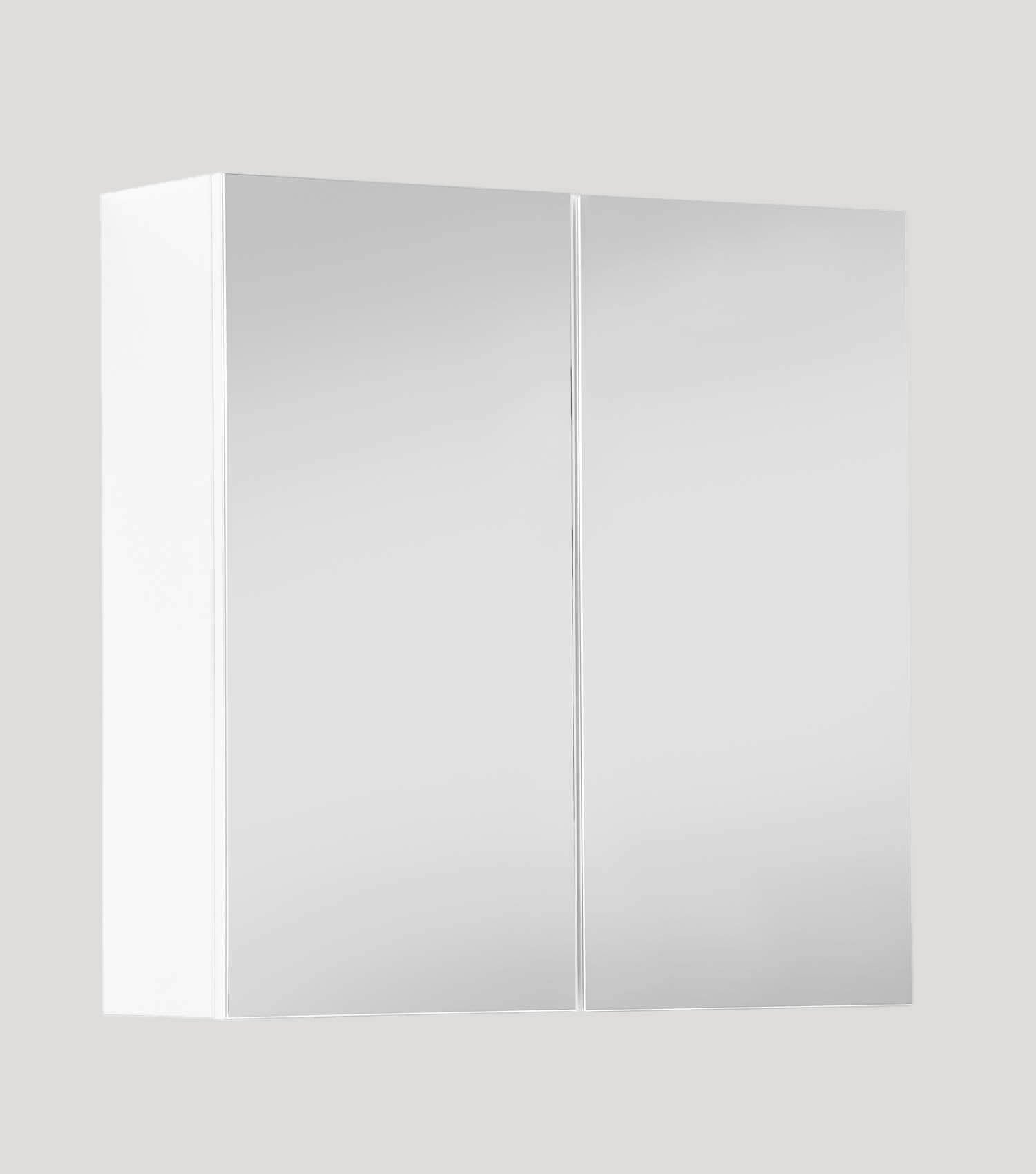 Armoire de salle de bain avec miroir, meuble suspendu mural