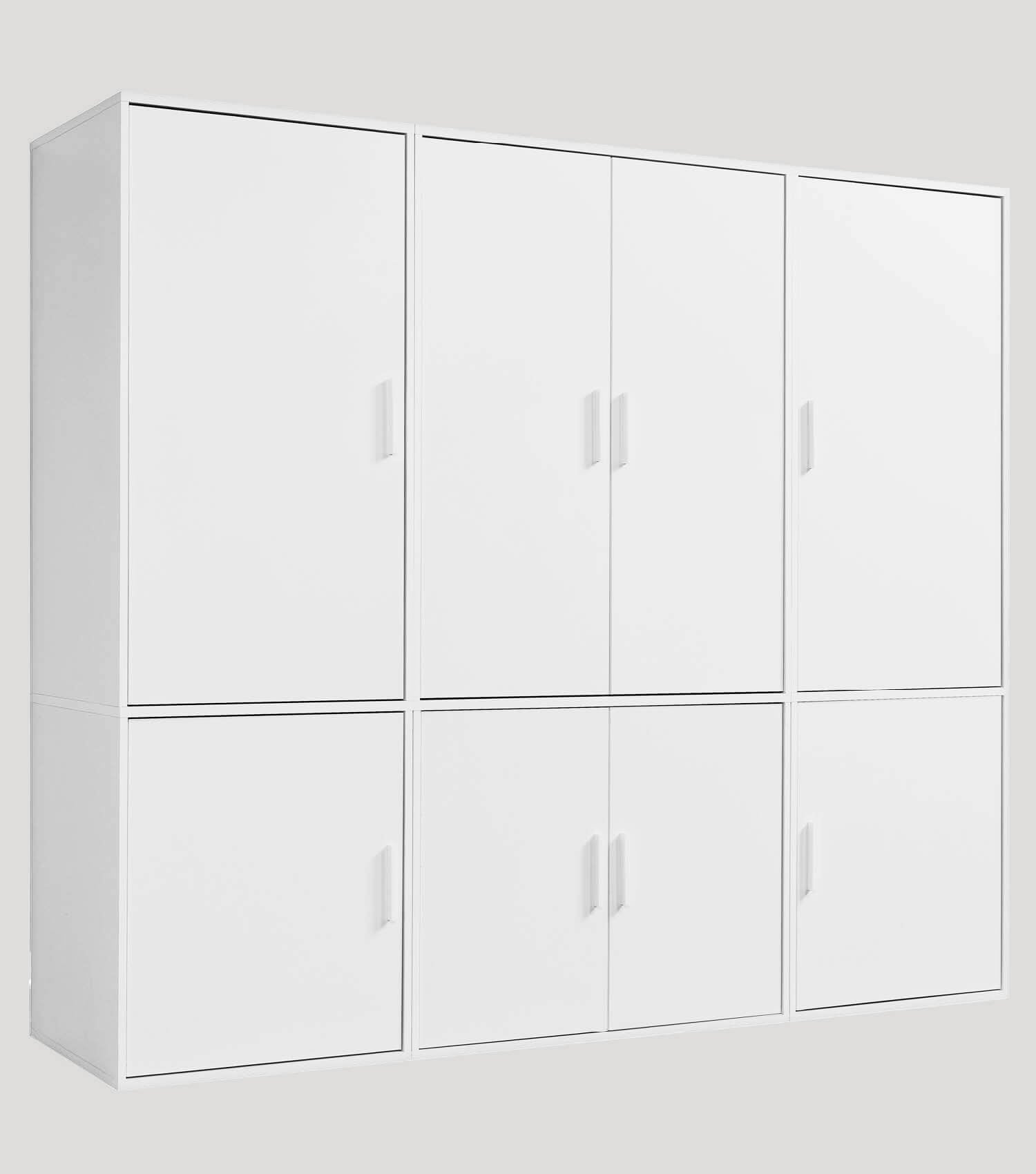 Armoire penderie chambre à coucher couloir blanc