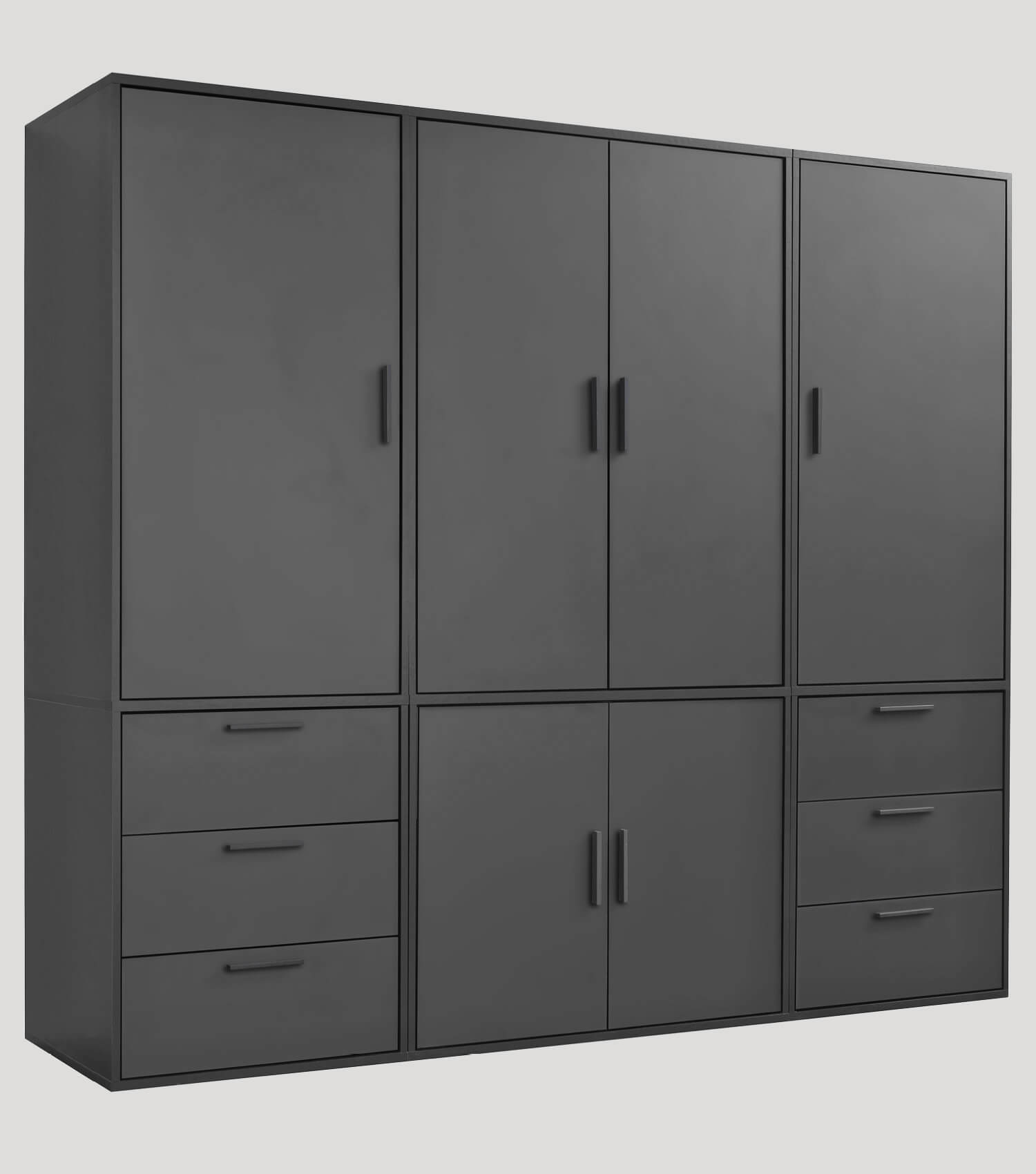 Armoire de chambre à coucher, placard d'entrée, meuble de rangement pour vêtements