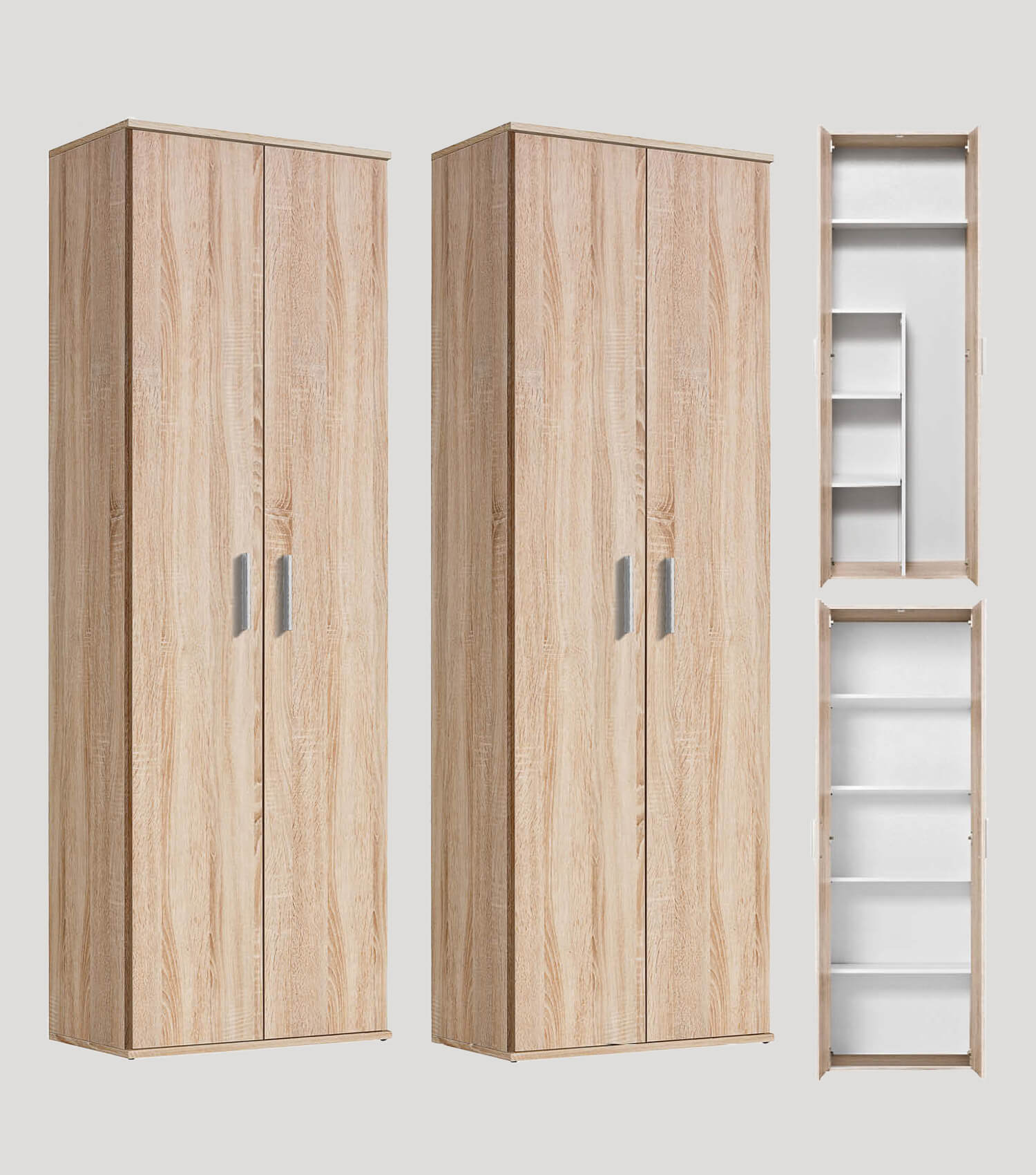 Ensemble de meubles de rangement modulable, armoires de bureau et étagères murales