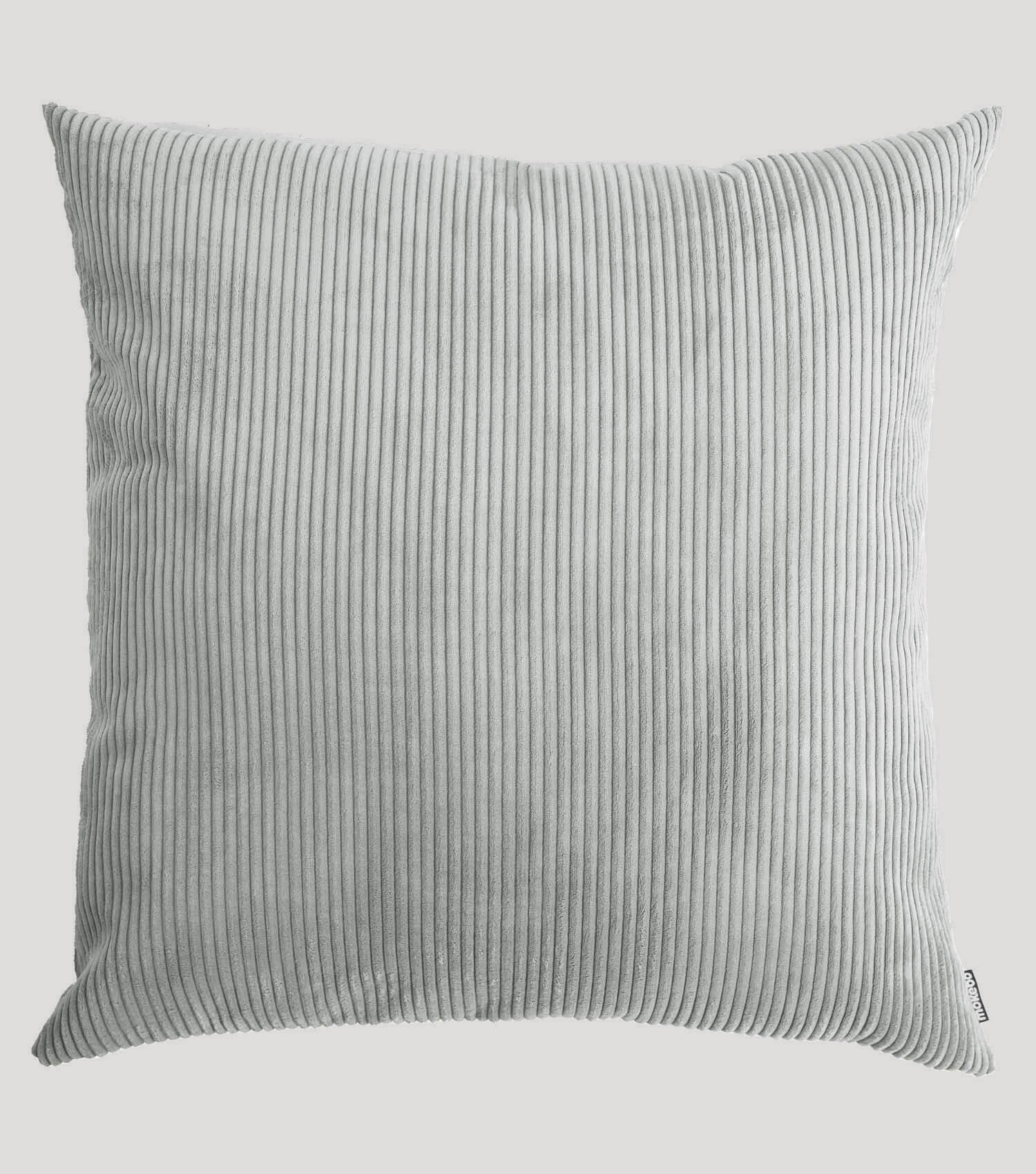 Très grand coussin de sol gris pour canapé et salon