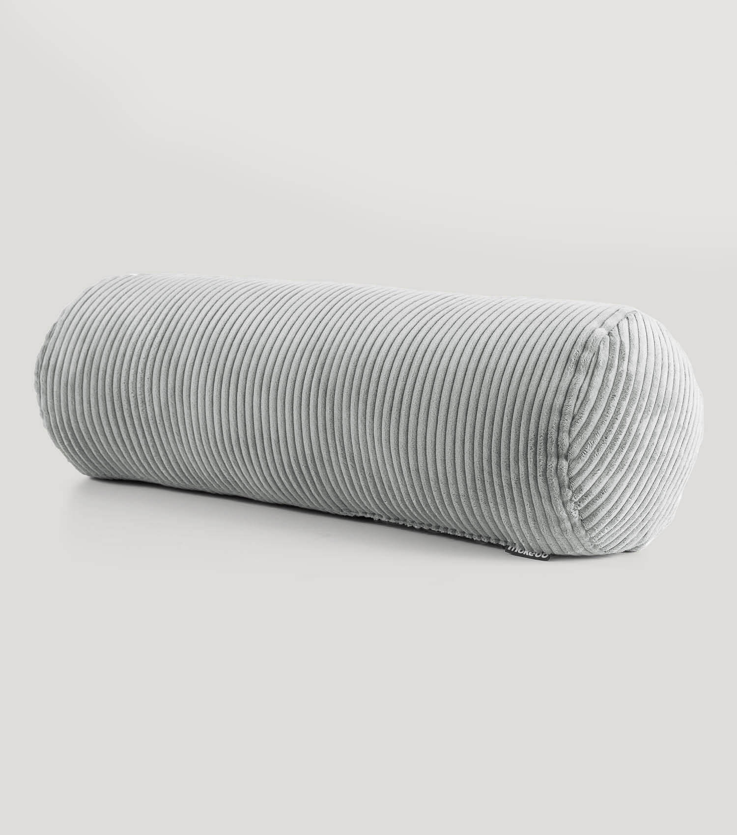 Coussin de nuque gris pour soutien du cou, lecture et repos du dos