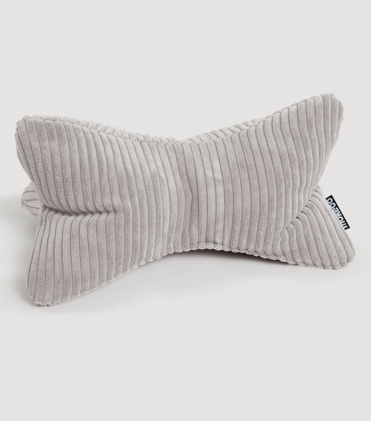 Coussin de lecture gris pour nuque et dos