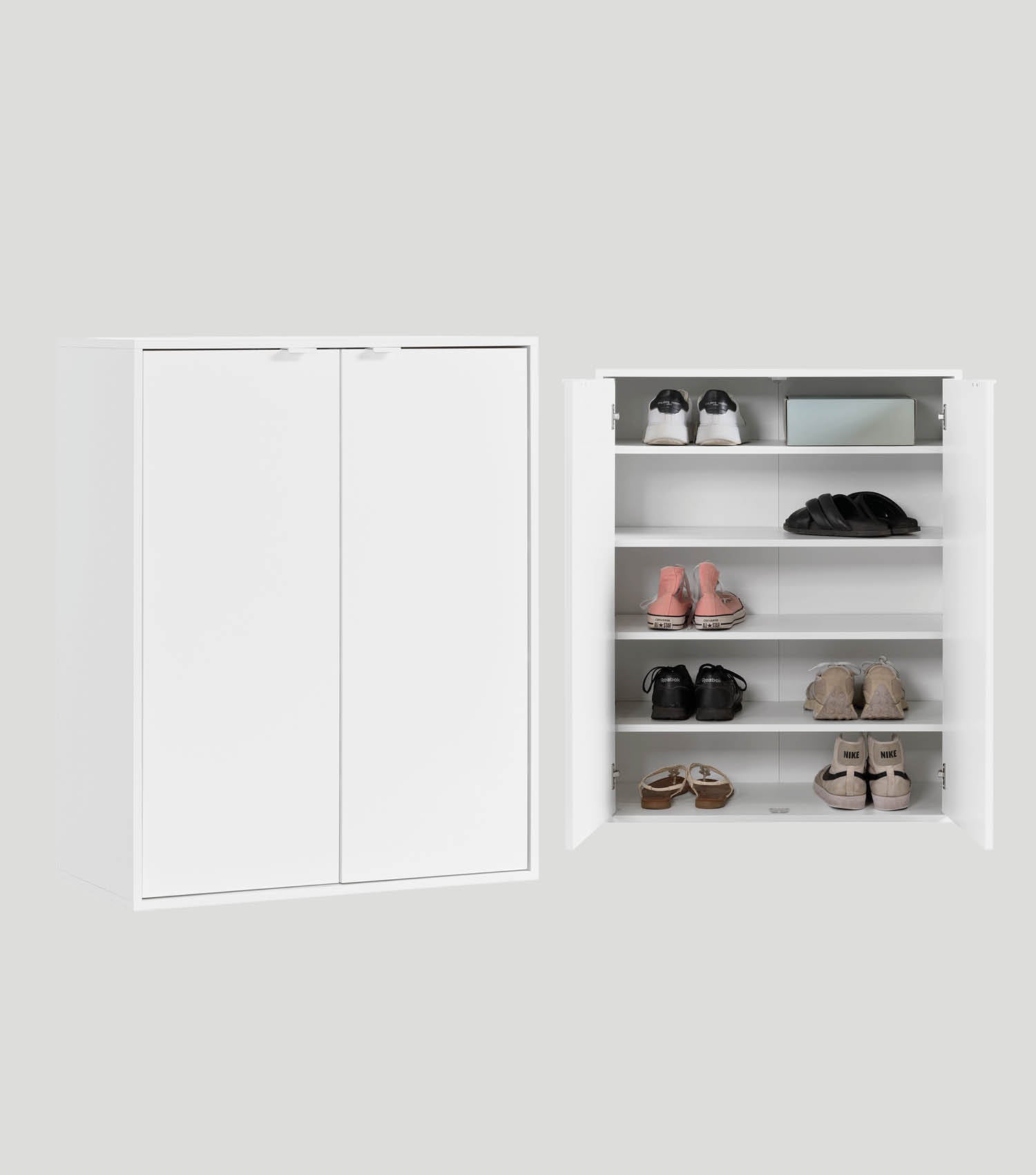 Meuble à chaussures étroit rangement gain de place