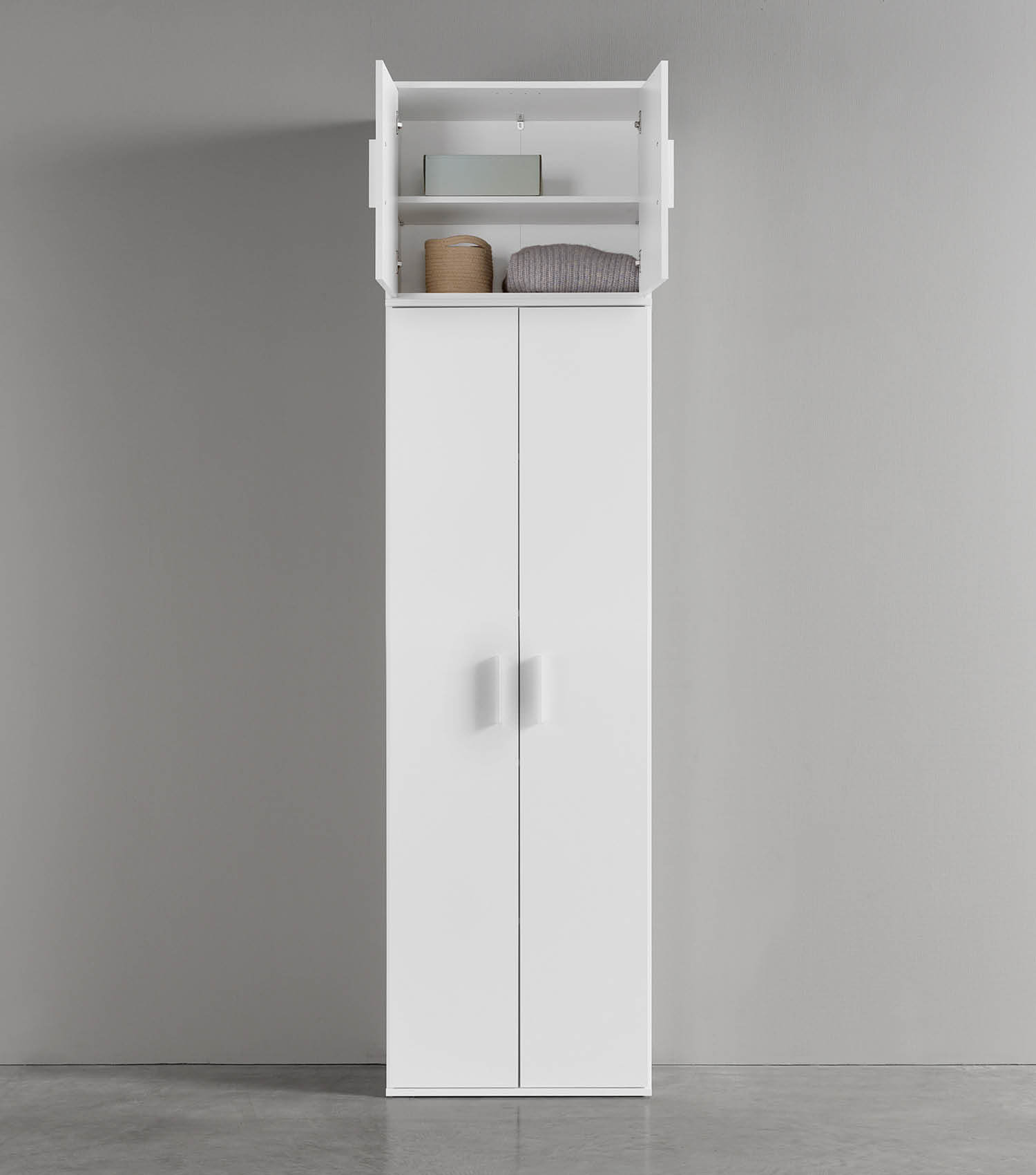 Armoire polyvalente haute pour chaussures et rangement entrée