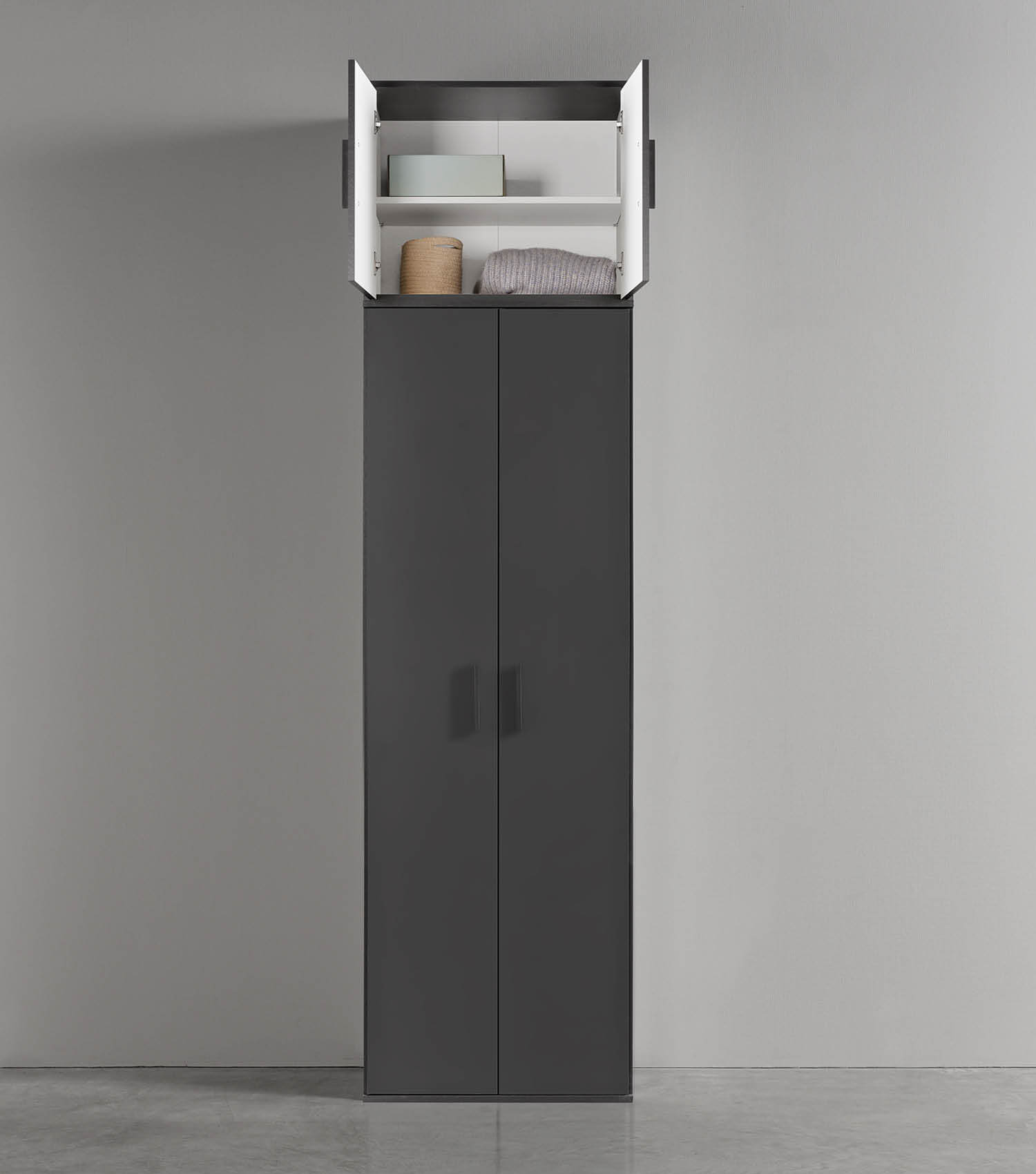 Armoire polyvalente haute, meuble à chaussures, armoire d'entrée, rangement