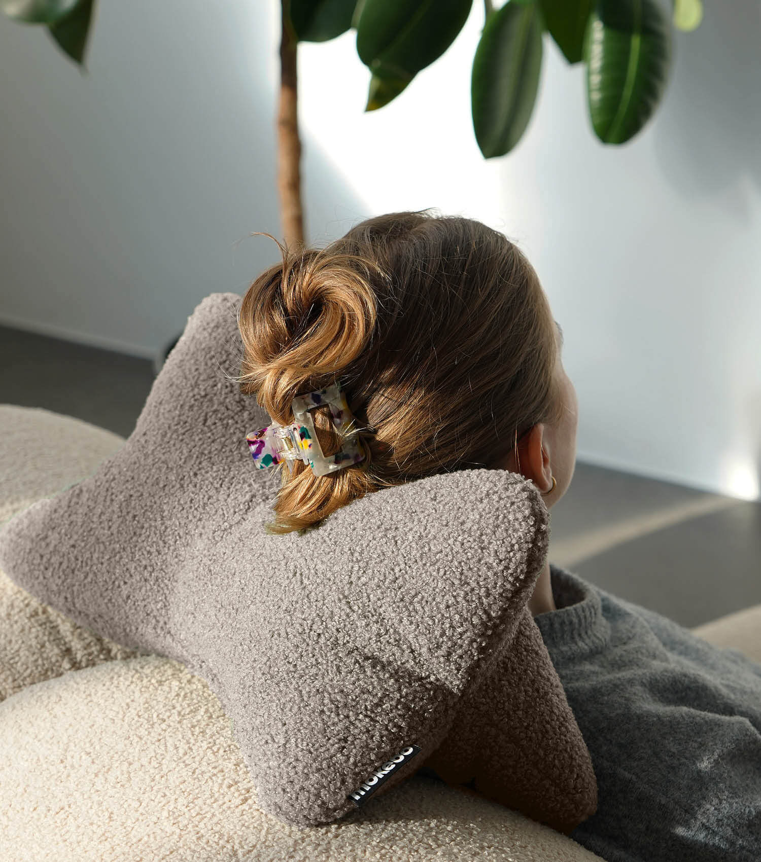 Coussin de nuque, coussin de lecture, appui-livre, coussin de soutien dorsal