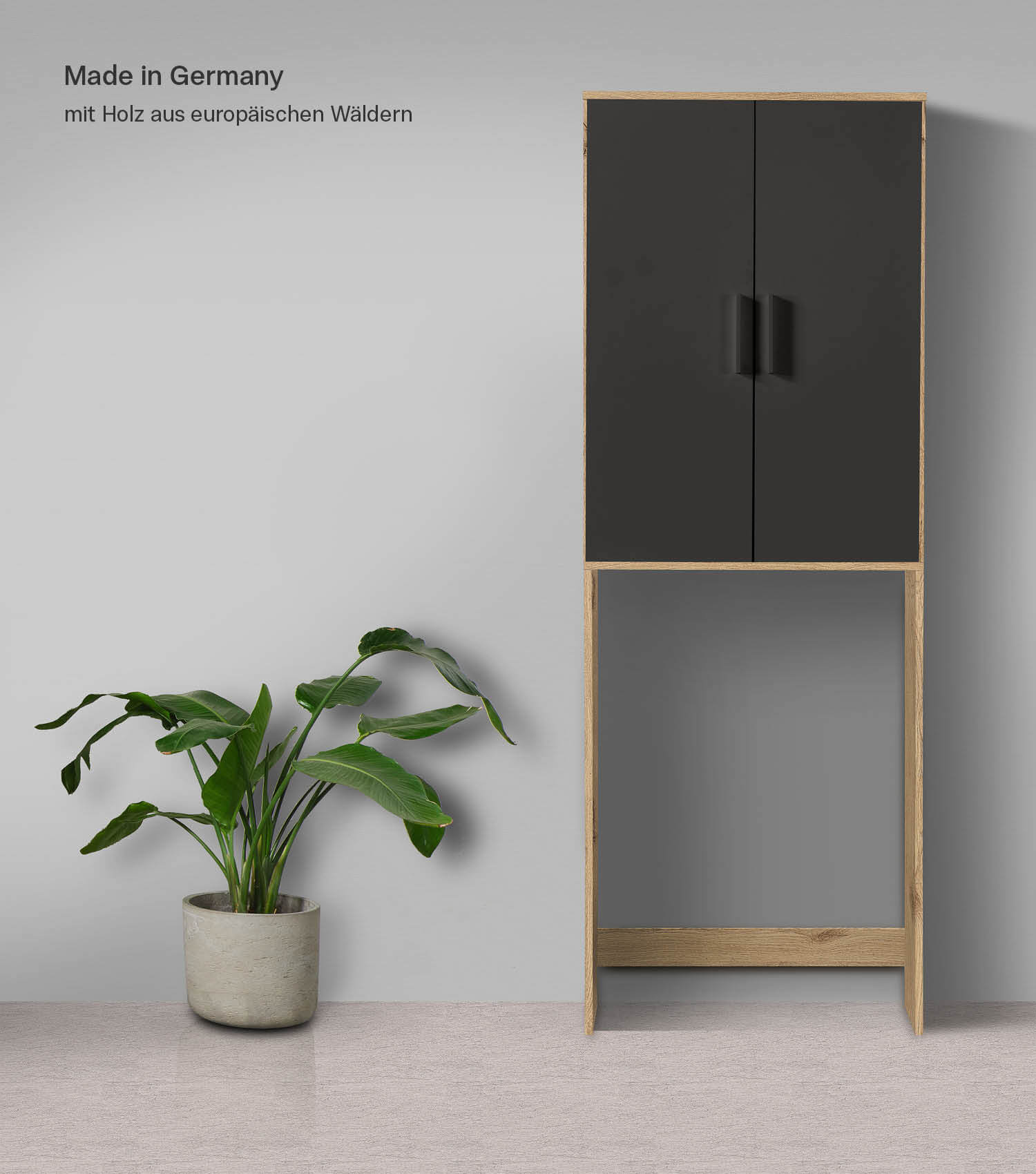 Meuble pour lave-linge, armoire suspendue, étagère au-dessus des toilettes, meuble de rangement salle de bain Überbau