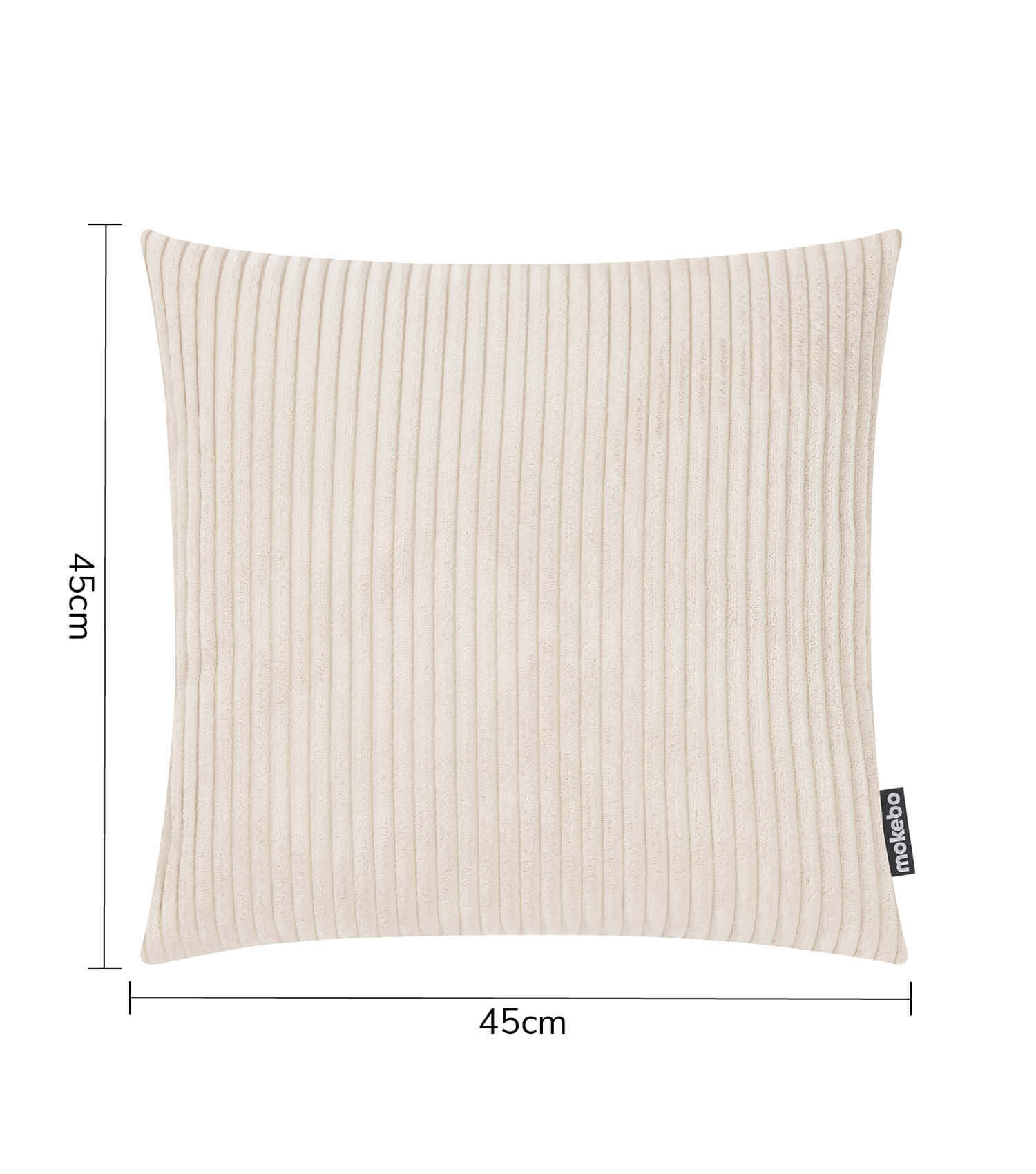 Coussin en velours côtelé pour canapé, coussin de décoration