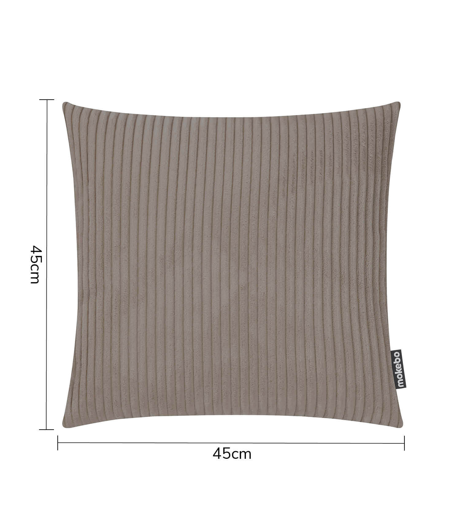 Coussin en velours côtelé pour canapé, coussin de décoration