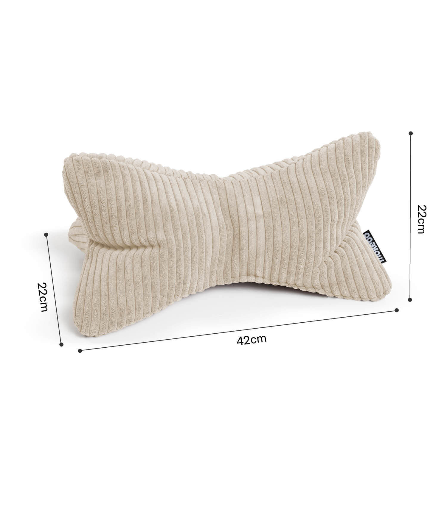 Coussin de lecture en forme d'os, coussin de soutien pour le dos et la nuque, repose-livre