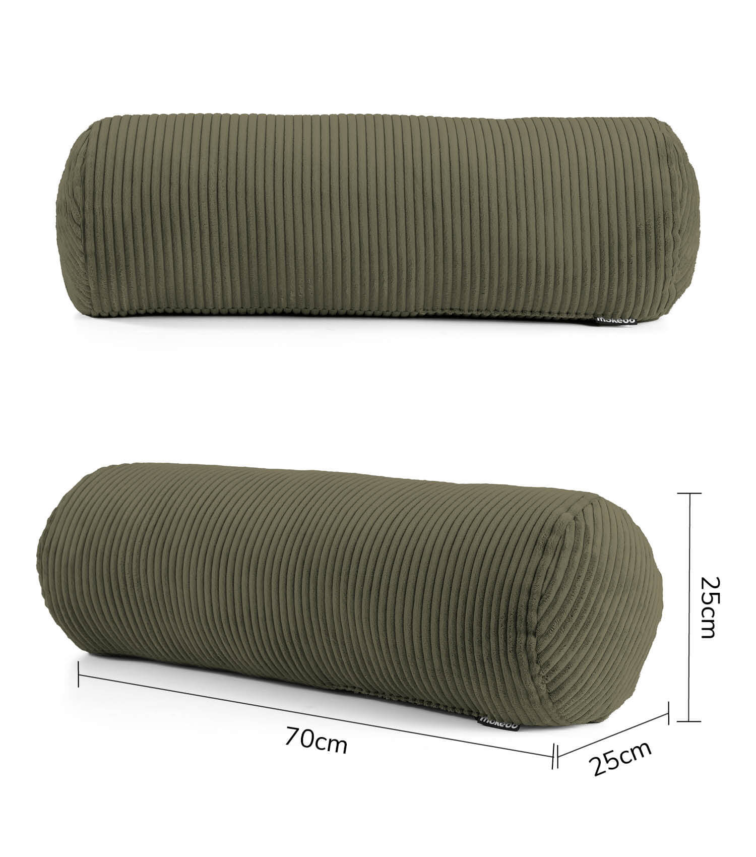 Coussin cervical rouleau de soutien oreiller de lecture rouleau pour les genoux coussin de dos