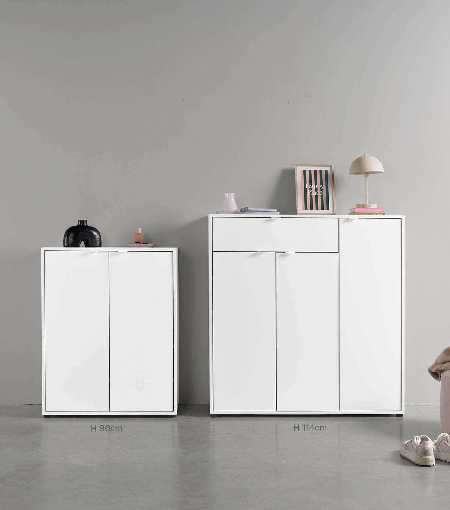 Armoire à chaussures étroite, meuble de rangement gain de place pour chaussures