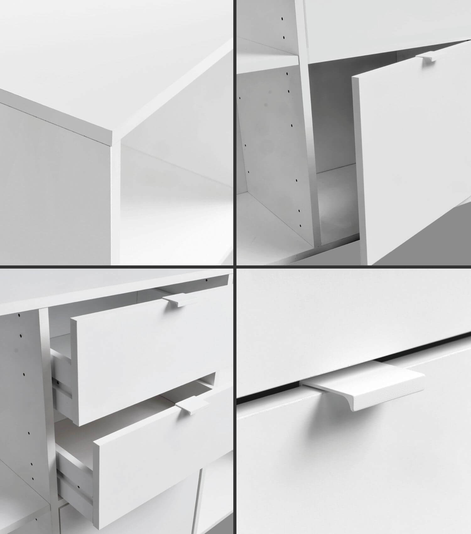 Étagère de rangement cube modulable, séparateur d'espace, bibliothèque, étagère de bureau en bois