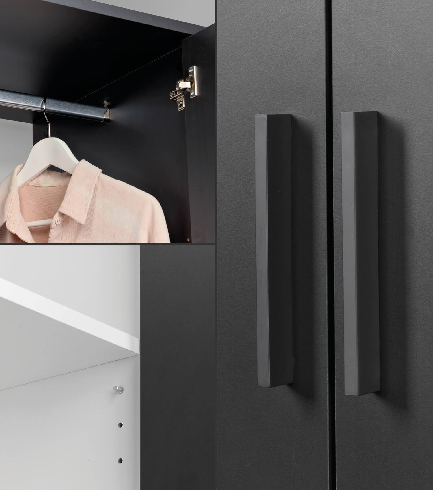 Armoire de chambre - meuble de rangement pour dressing
