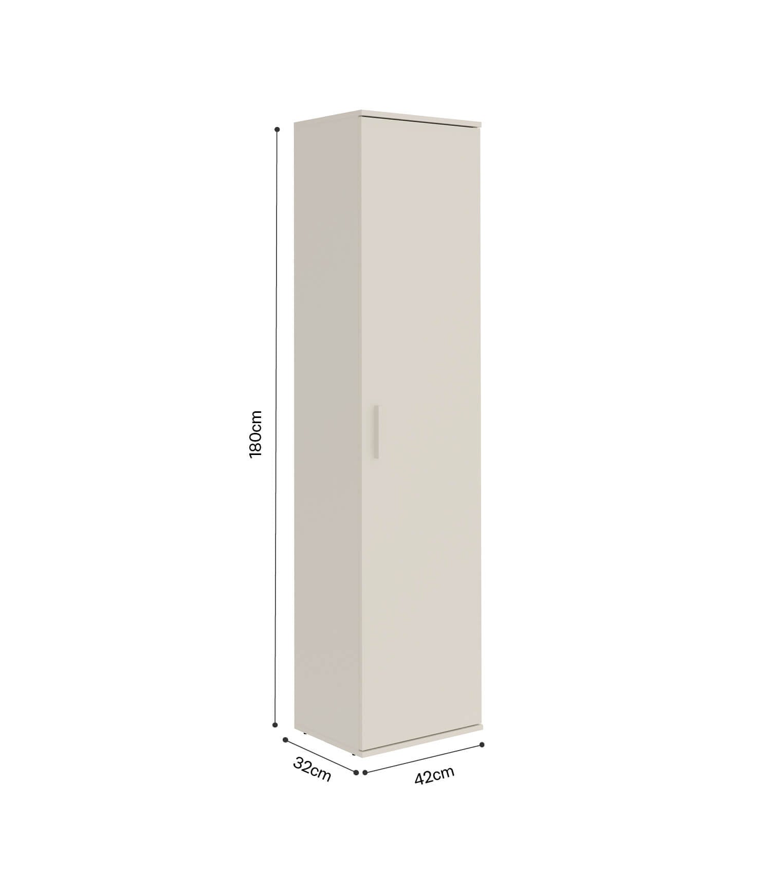 Armoire de rangement étroite, placard de nettoyage, armoire polyvalente, armoire d'entrée, armoire de cuisine
