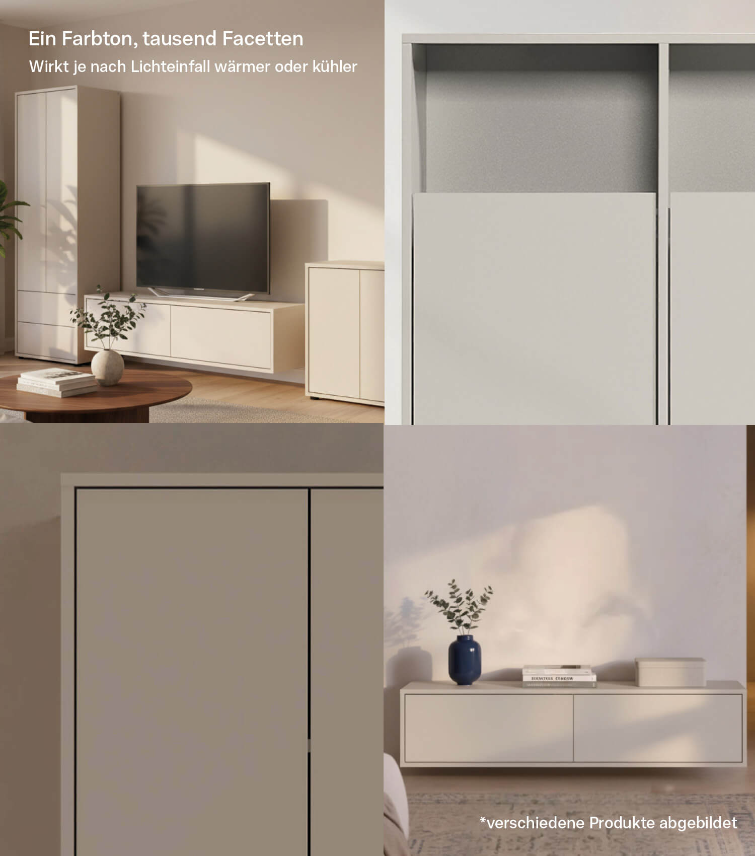 Armoire haute salon meuble rangement buffet placards multiusage