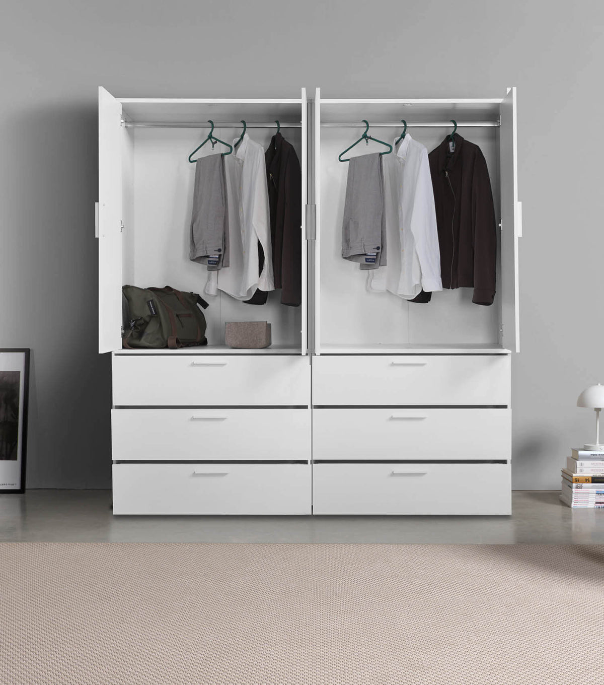 Kleiderschrank Garderobenschrank Schlafzimmerschrank Flurschrank