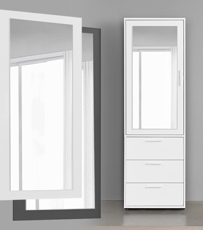 Portes miroir rétrofitables pour votre armoire mokebo