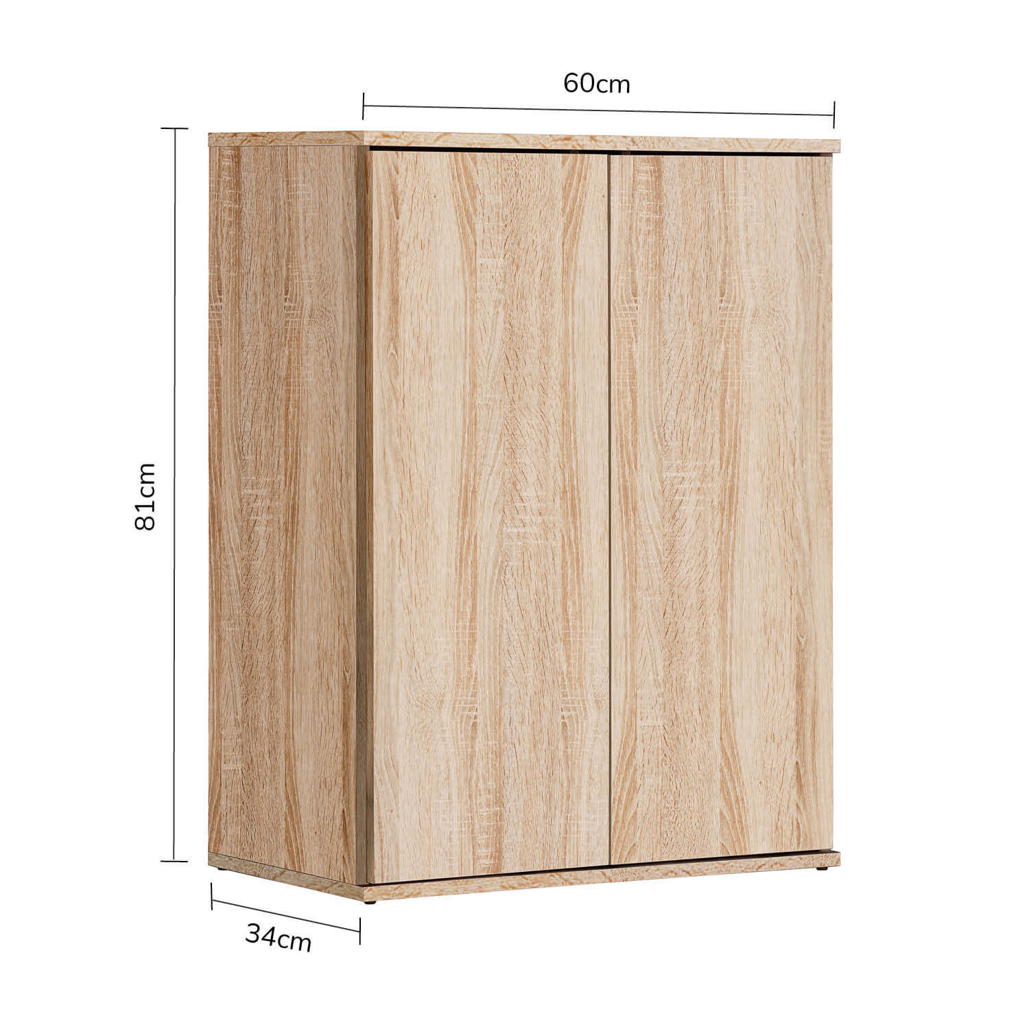 mokebo® 'Der Kurze' meuble de rangement polyvalent armoire à dossiers Fabriqué en Allemagne 