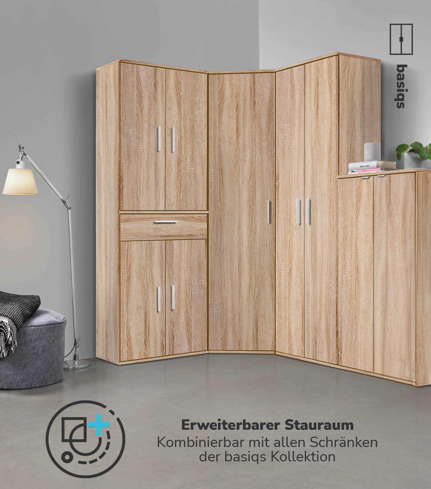 Armoire polyvalente meuble de rangement chaussures vestiaire couloir