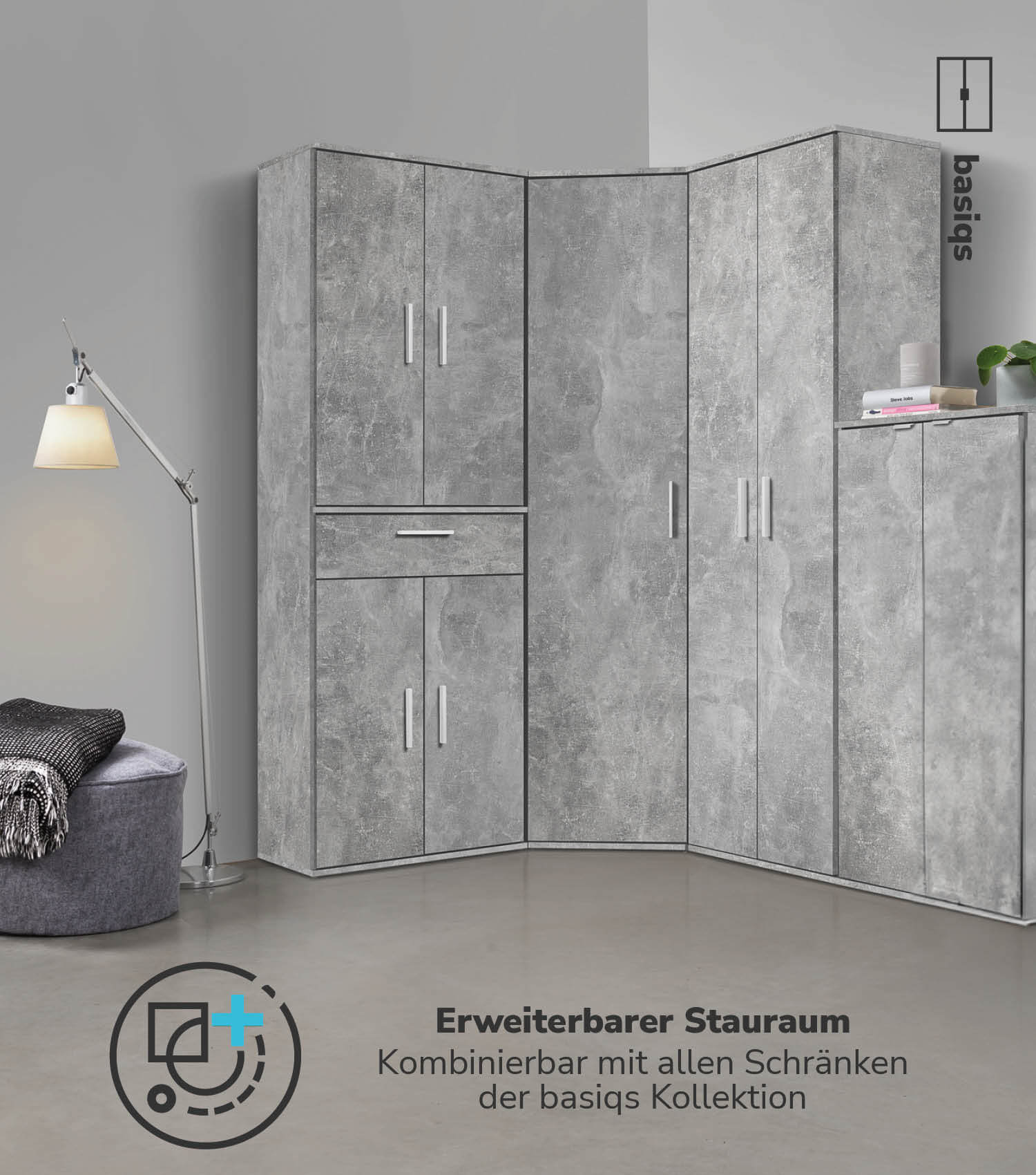 Armoire polyvalente meuble de rangement chaussures vestiaire entrée
