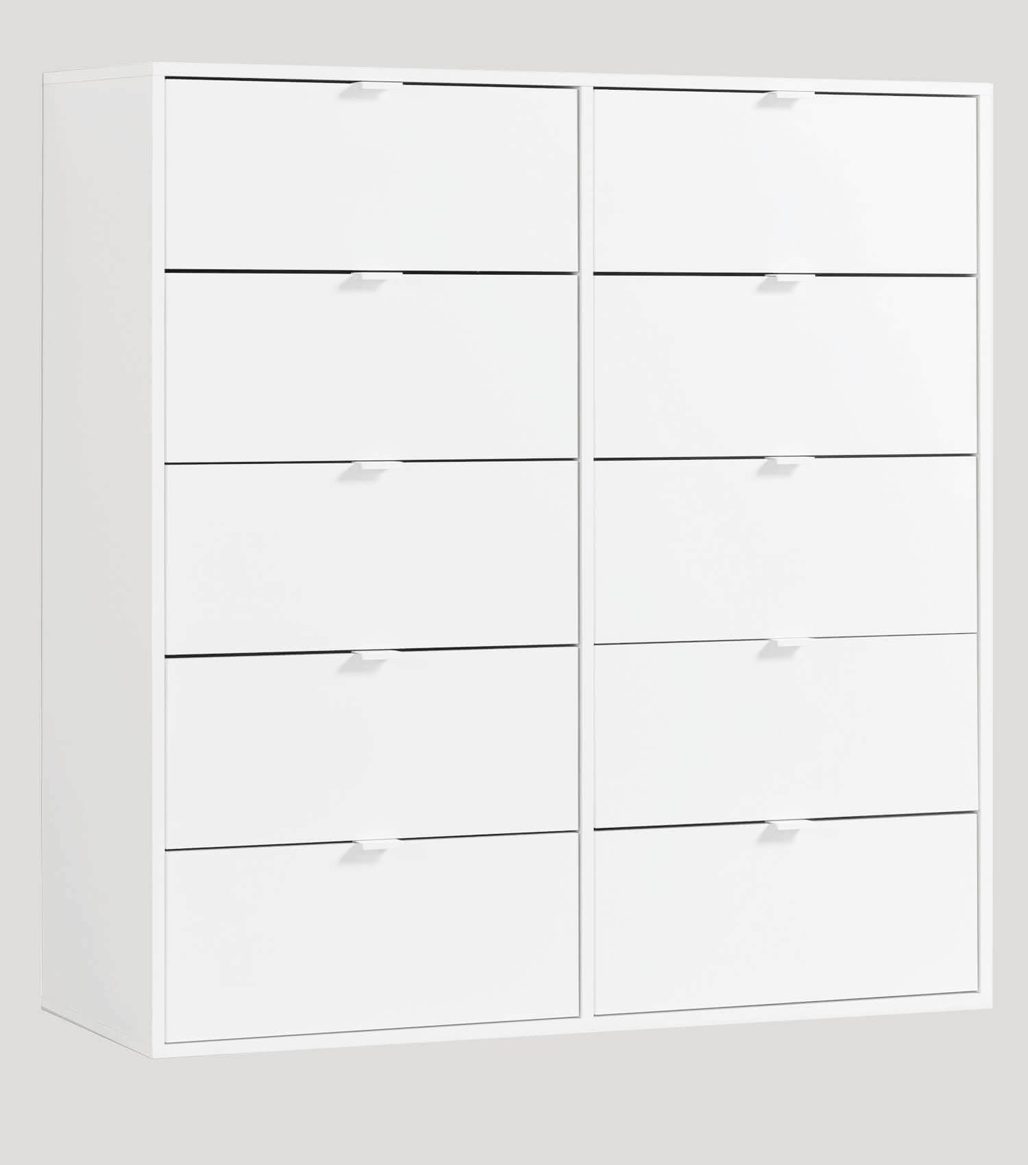 Commode avec tiroirs, buffet, enfilade, table de nuit, meuble haut - mokebo