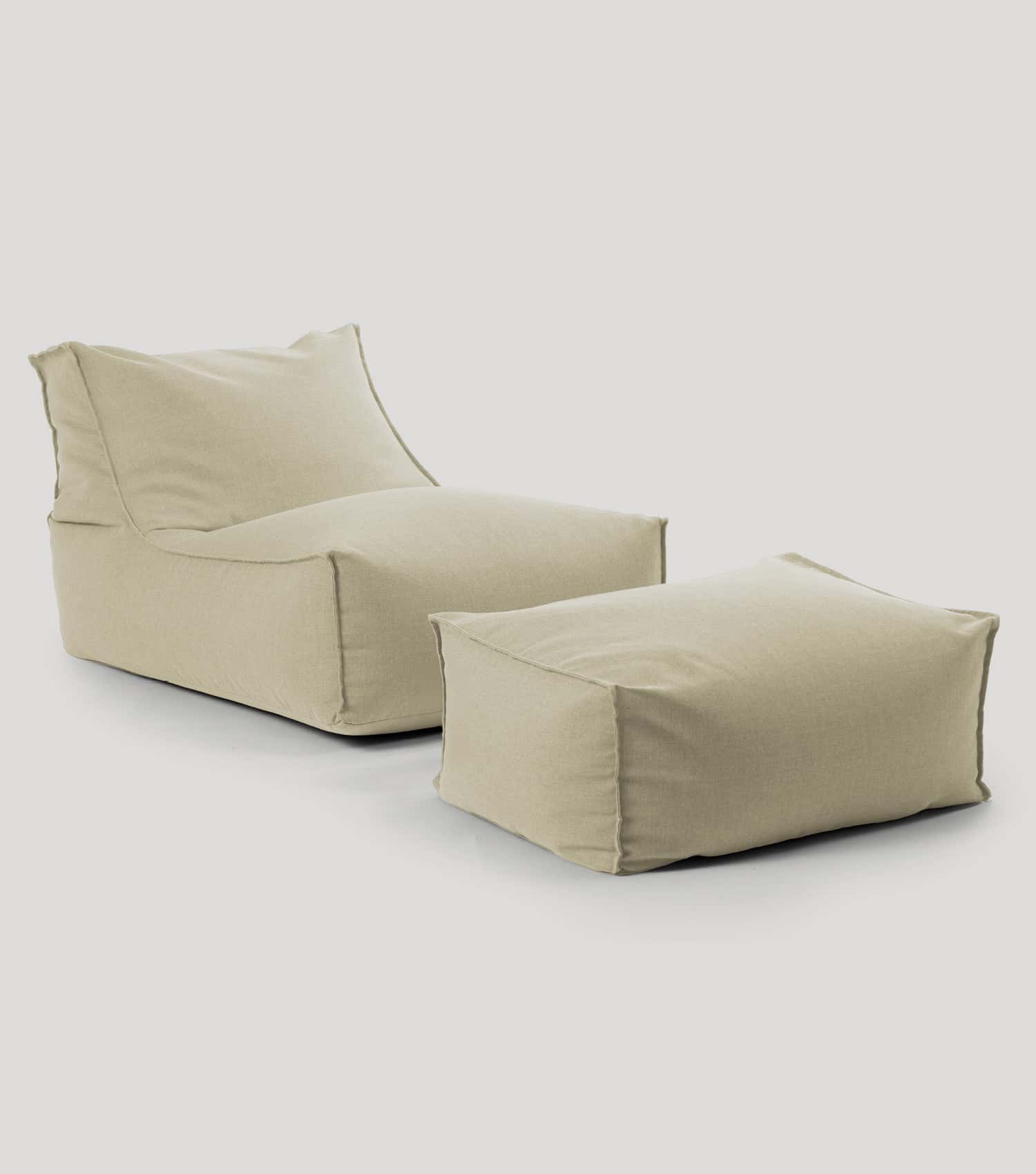 Pouf géant sable pour relaxation - Bean Bag Liege Sitzbag Sitzkissen