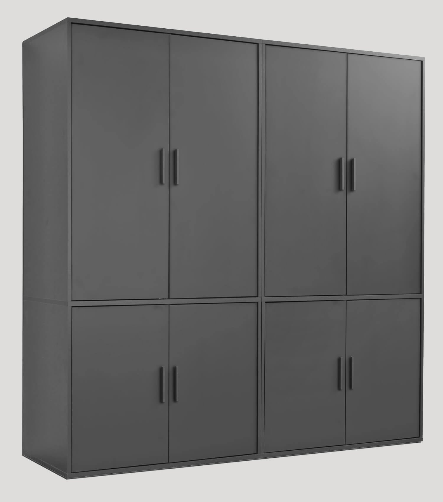 Armoire de rangement chambre à coucher couloir chêne 