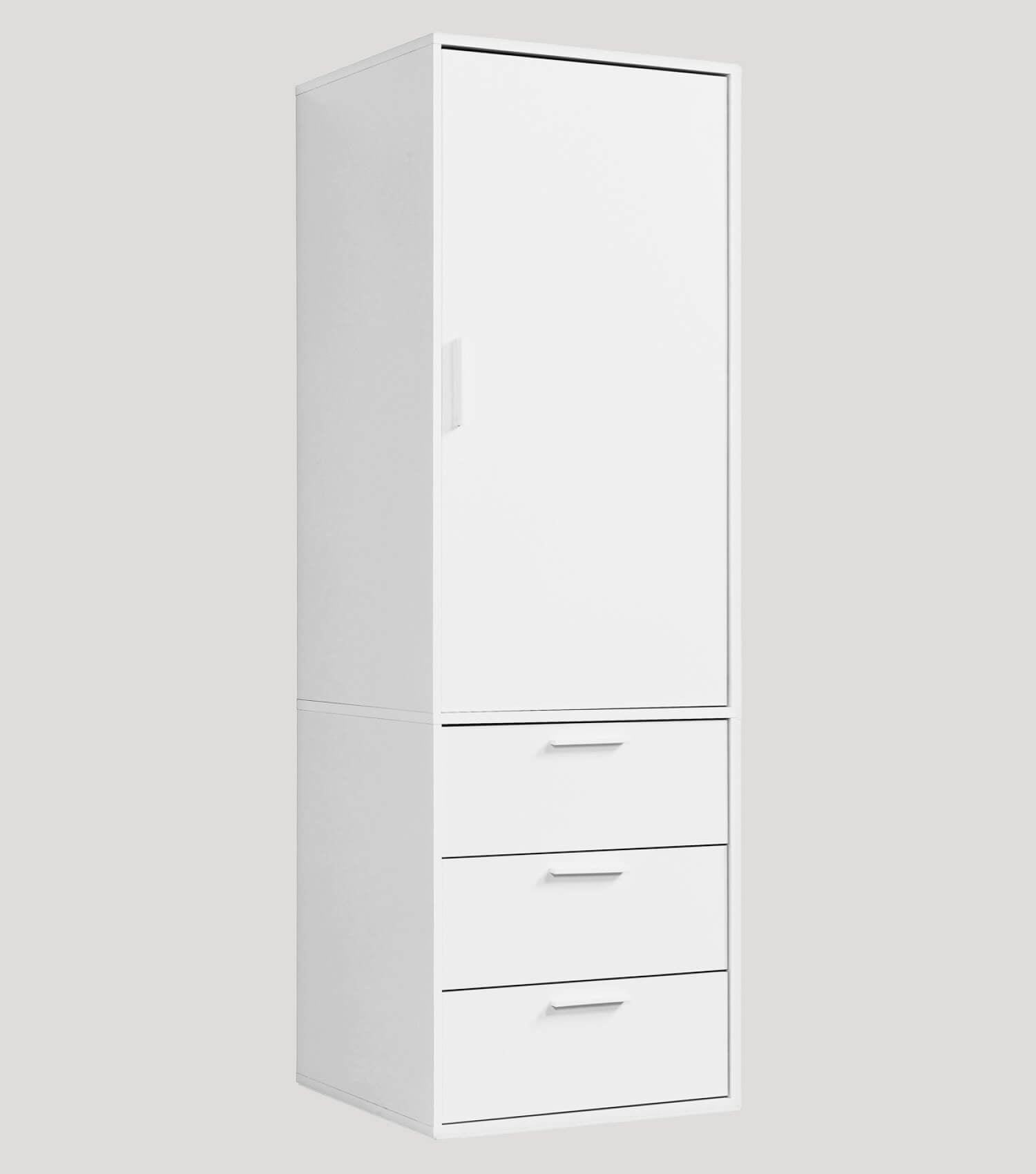 Armoire penderie chambre à coucher couloir blanc