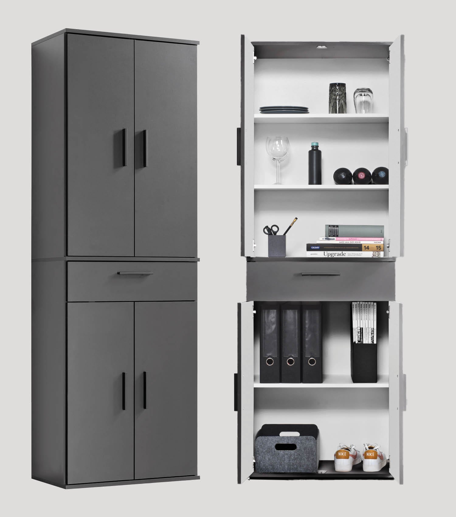 Meuble de rangement multifonction + tiroirs 'Der Praktische' classeur chaussures#sku_MS4.1ant-ms