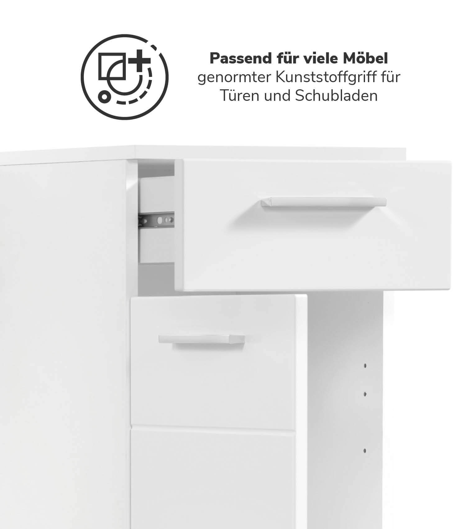 Poignée de meuble poignée d'armoire poignée de porte poignées meubles poignées tiroirs#sku_MG3-1er-set-w#sku_MG3-2er-set-w#sku_MG3-3er-set-w#sku_MG3-5er-set-w