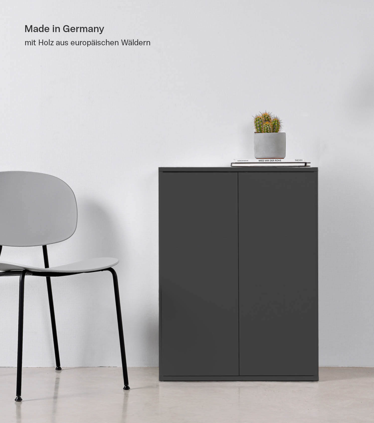 mokebo® 'Der Kurze' armoire polyvalente classeur fabriqué en Allemagne #sku_MS1.1ant-solo