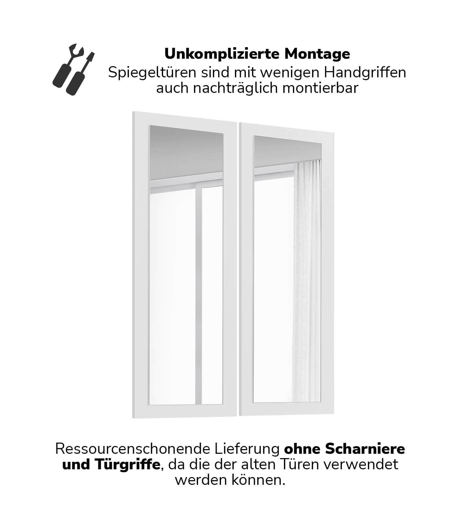 Armoire avec porte miroir, portes de placard avec miroir, armoire miroir, placard 