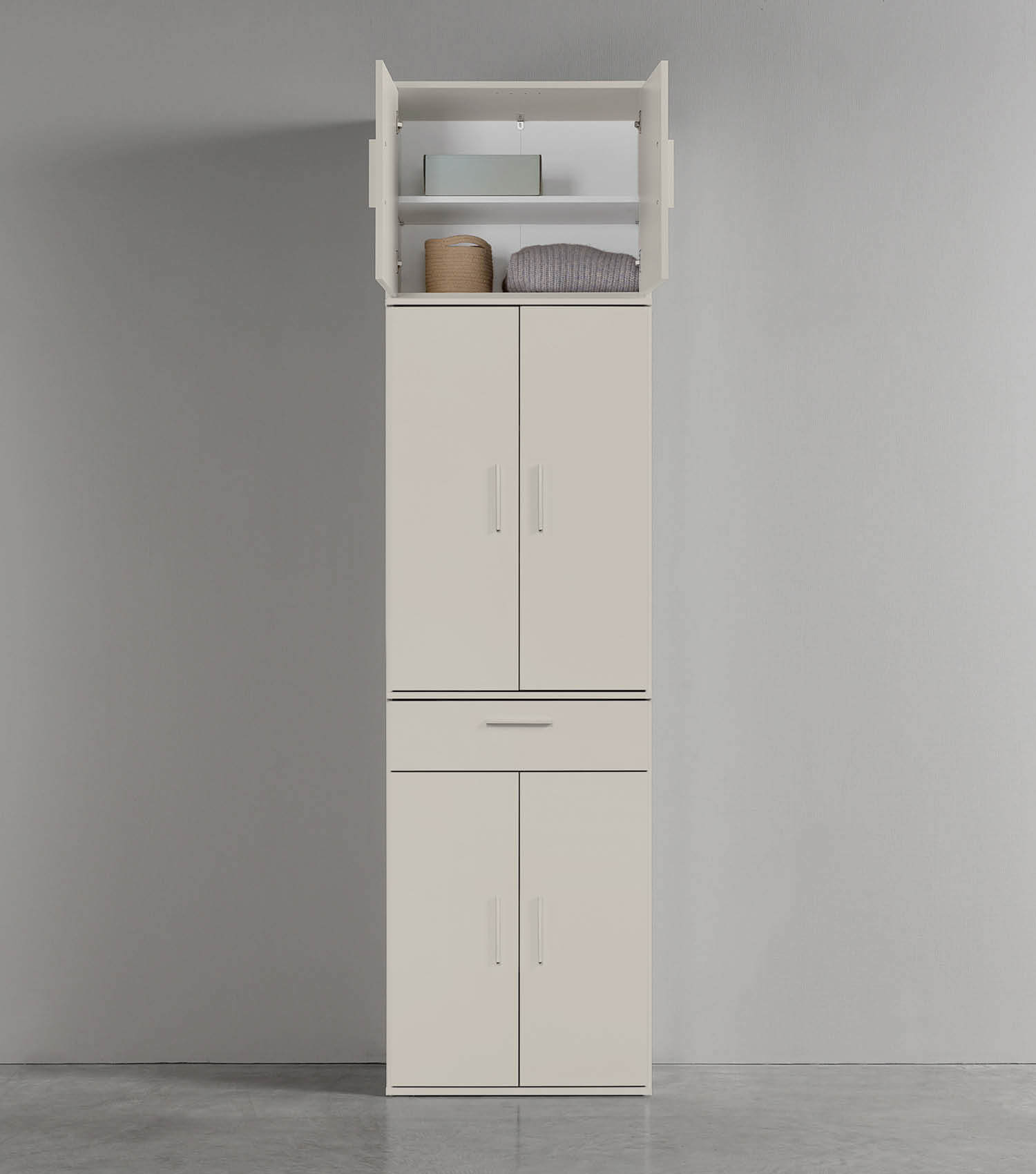 Armoire multifonction haute pour chaussures et rangement entrée
