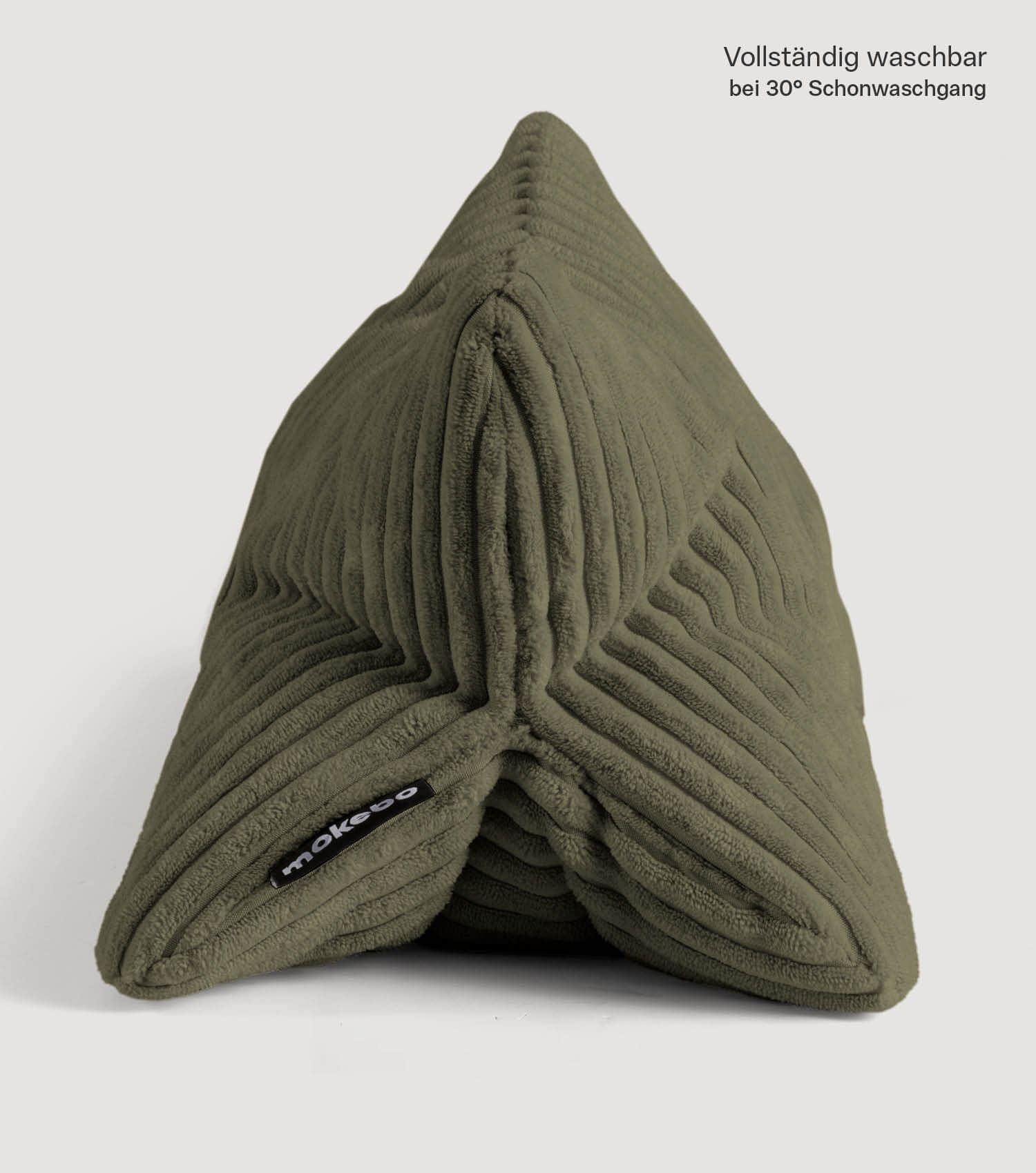 Coussin de lecture avec support dorsal, couleur olive - sku_PI7Poso-046oliv