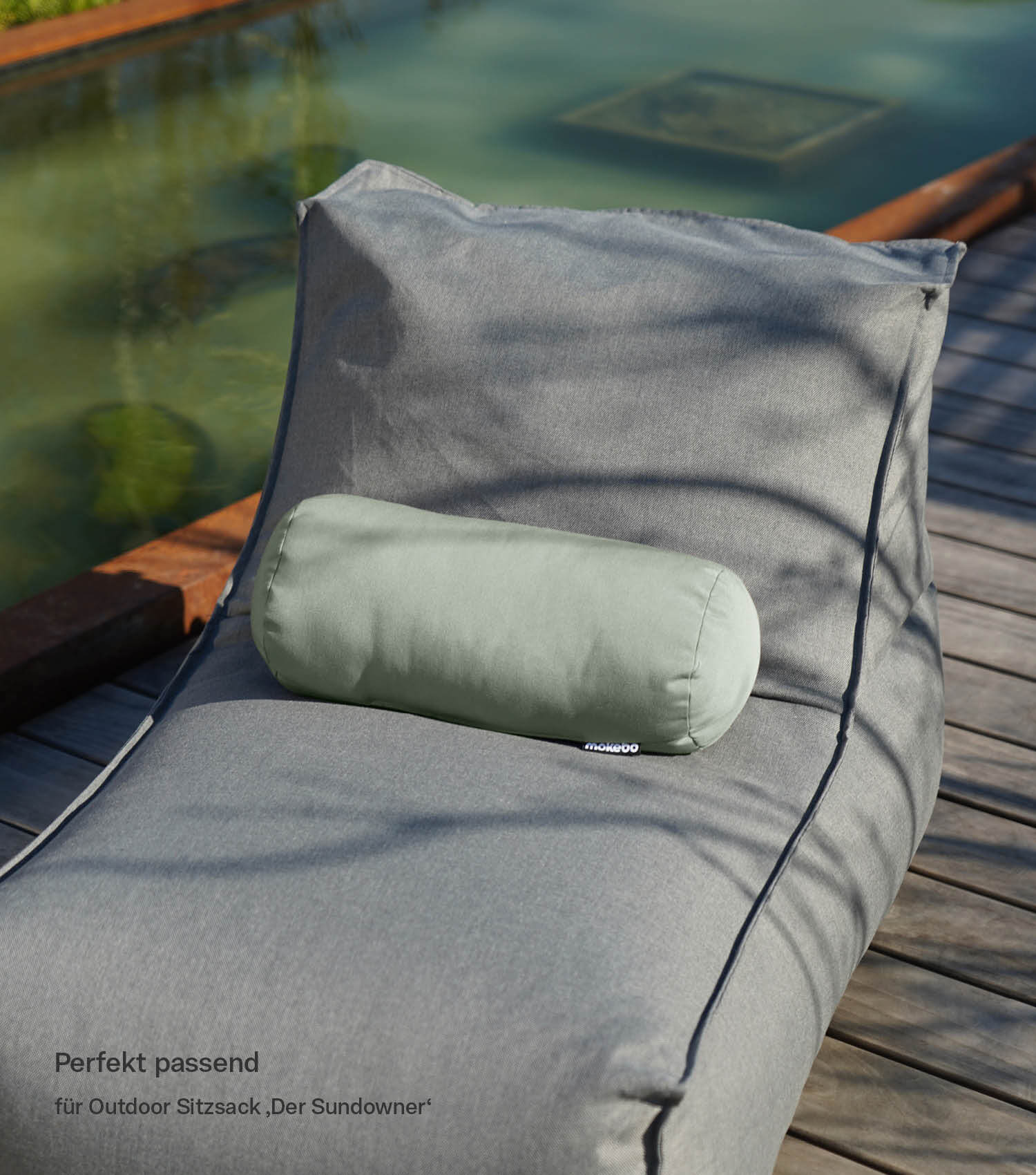 Coussin de nuque outdoor résistant aux intempéries et à l'eau - mokebo 