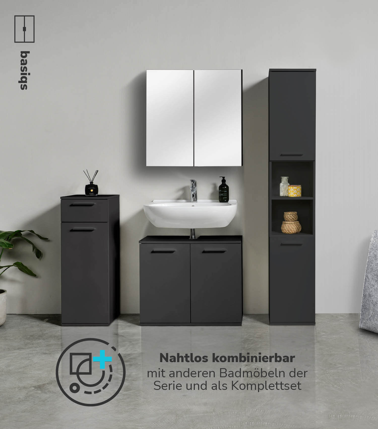 Armoire de salle de bain miroir Armoire miroir Meuble de salle de bain Armoire suspendue Armoire murale
